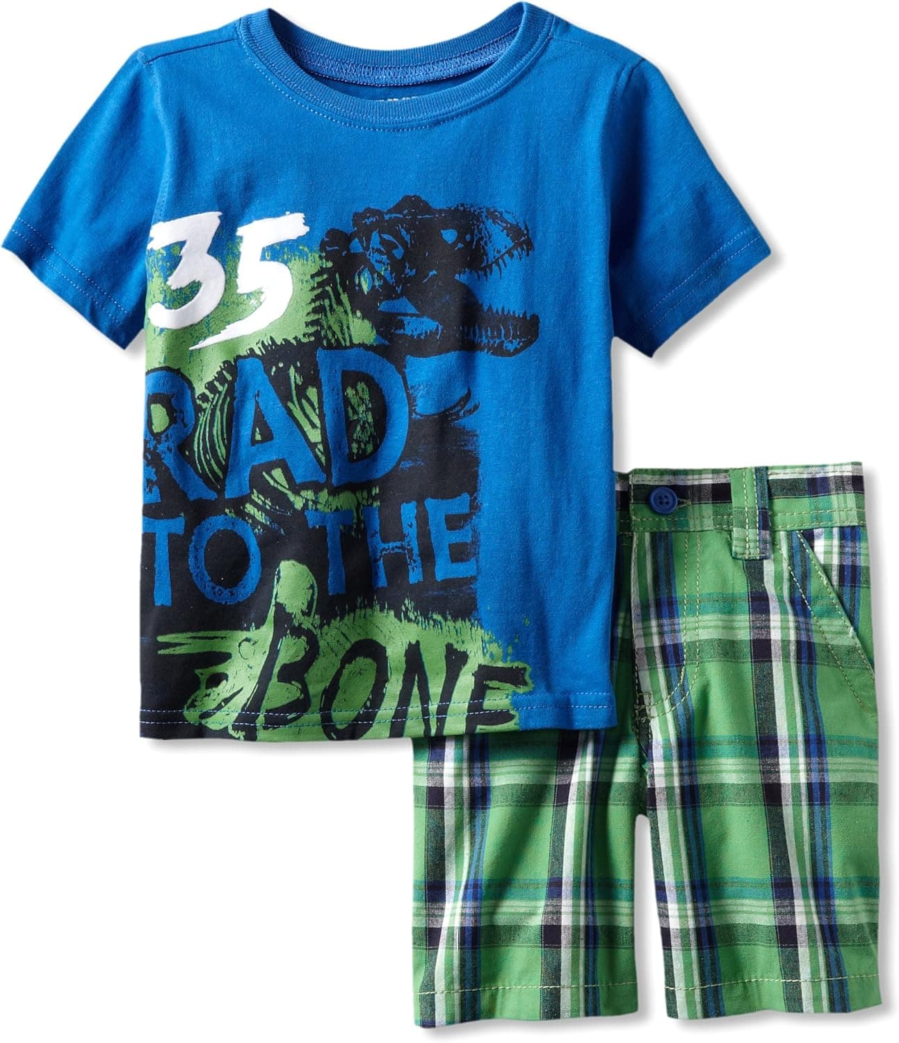 Z Boyz Wear by Nannette Little Boys' 2 Piece Knit Pullover And Woven Short