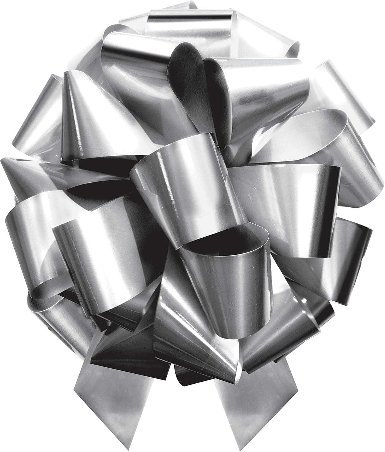 MasterBow IncrediBow Jumbo Flat Pull Bow, 16-Inch, Silver Metallic