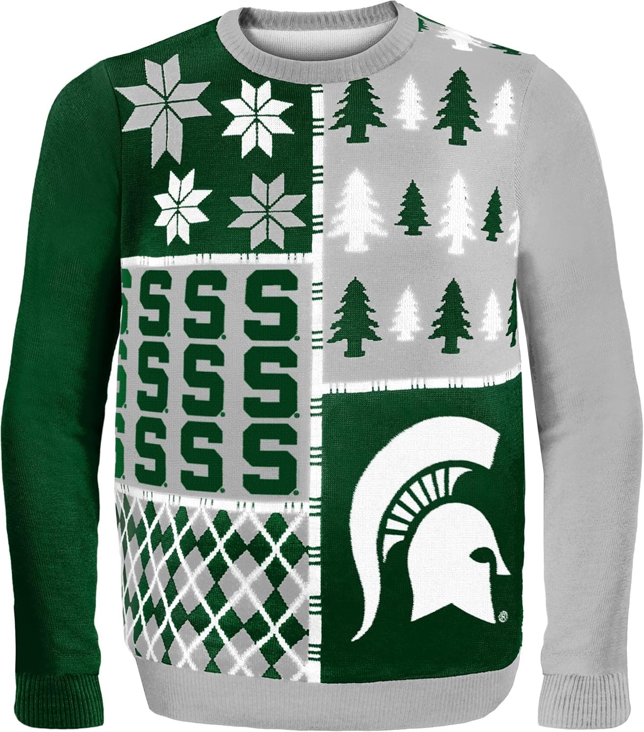 FOCO NCAA Busy Block Ugly Sweater