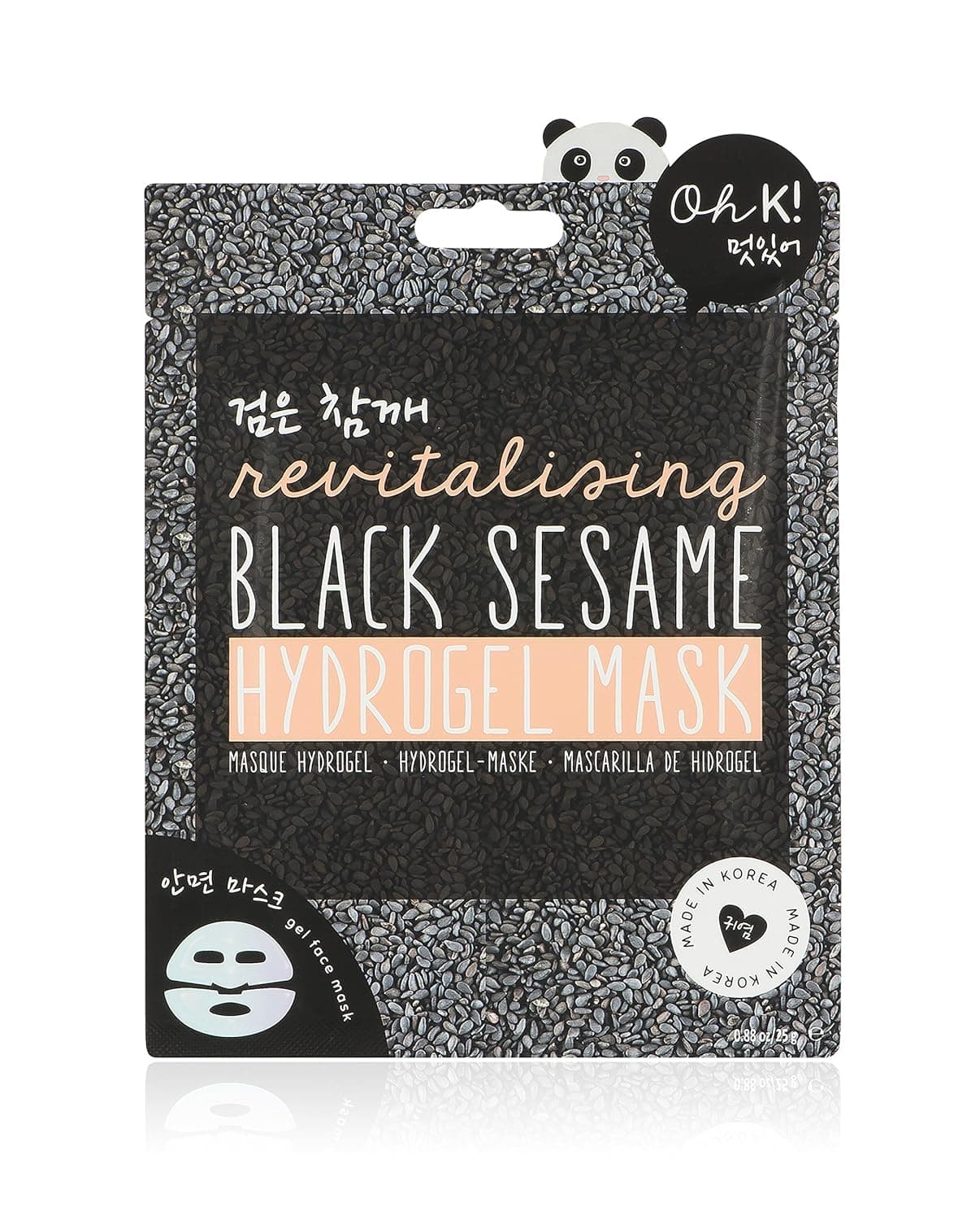 Oh K! Black Sesame Hydrogel Face Mask