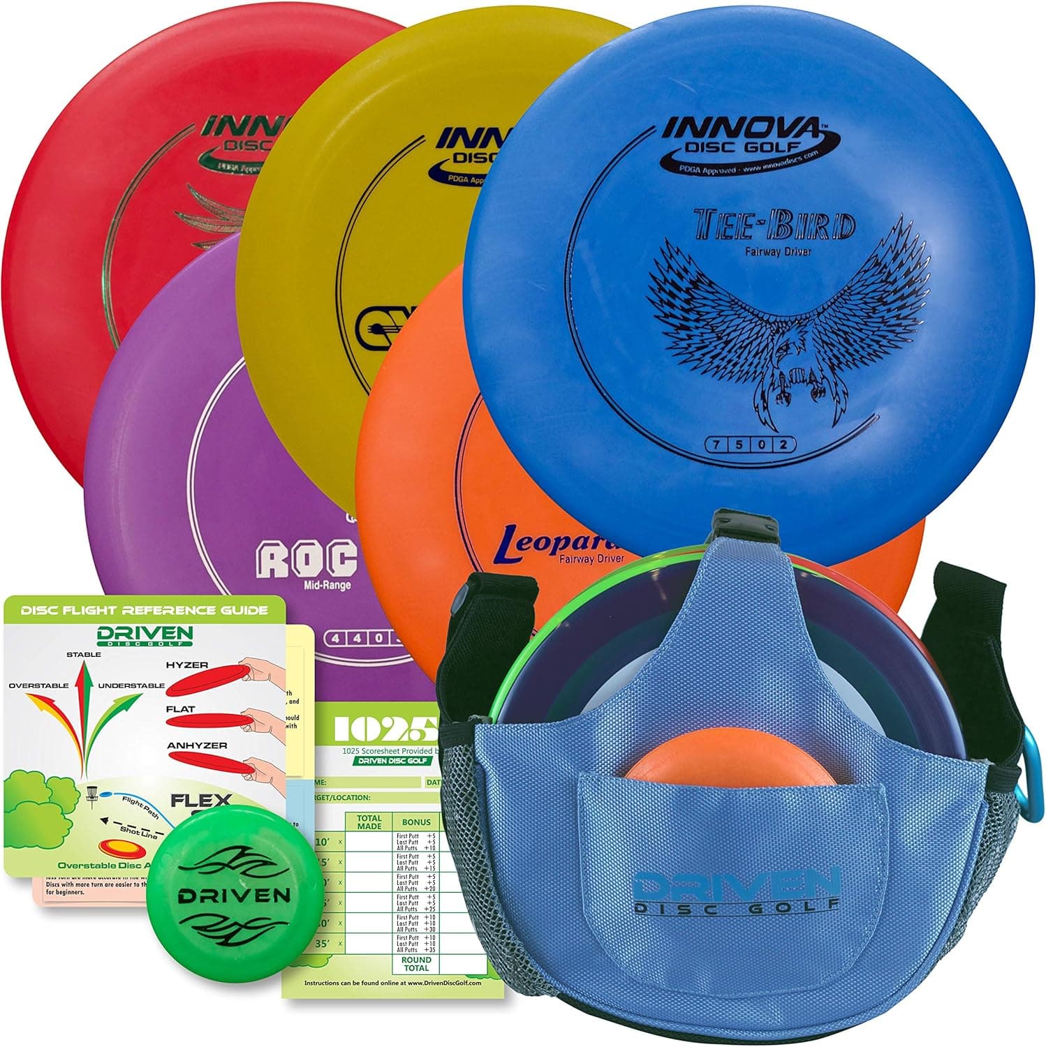 Driven Disc Golf Starter Set - Disc Colors Vary
