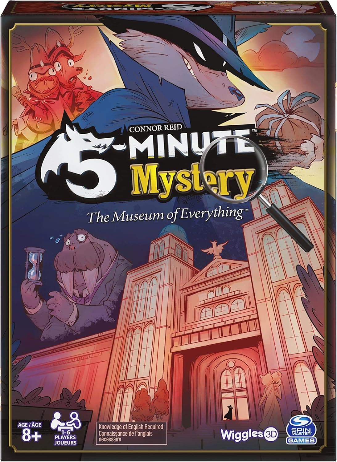 5-Minute Mystery The Museum of Everything Game, for Adults and Kids Ages 8 and up, by SpinMaster