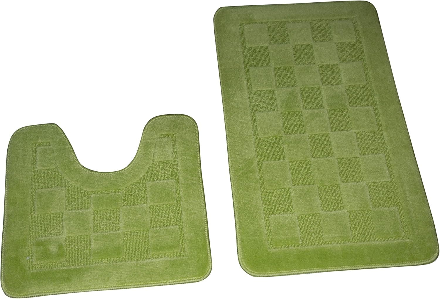 Dainty Home 3-Piece Bath Set with Rug/Contour/Lid Cover, Sage