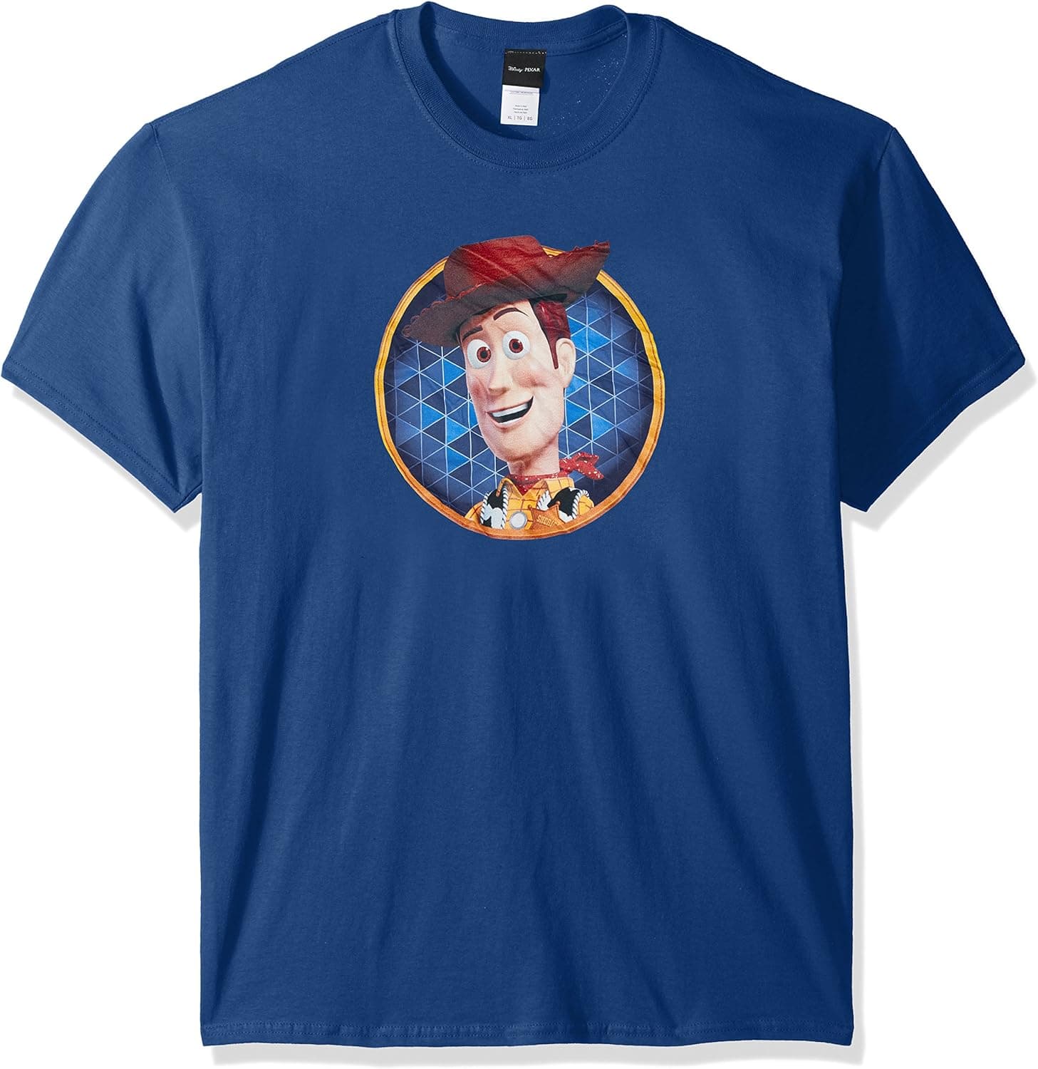 Disney Young Men's Woody Circle T-Shirt