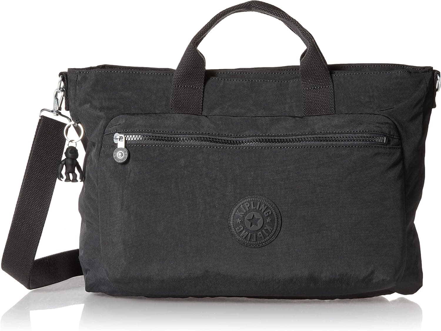 Kipling Women's Miho Mini, Lightweight East West, Nylon Laptop Tote Bag
