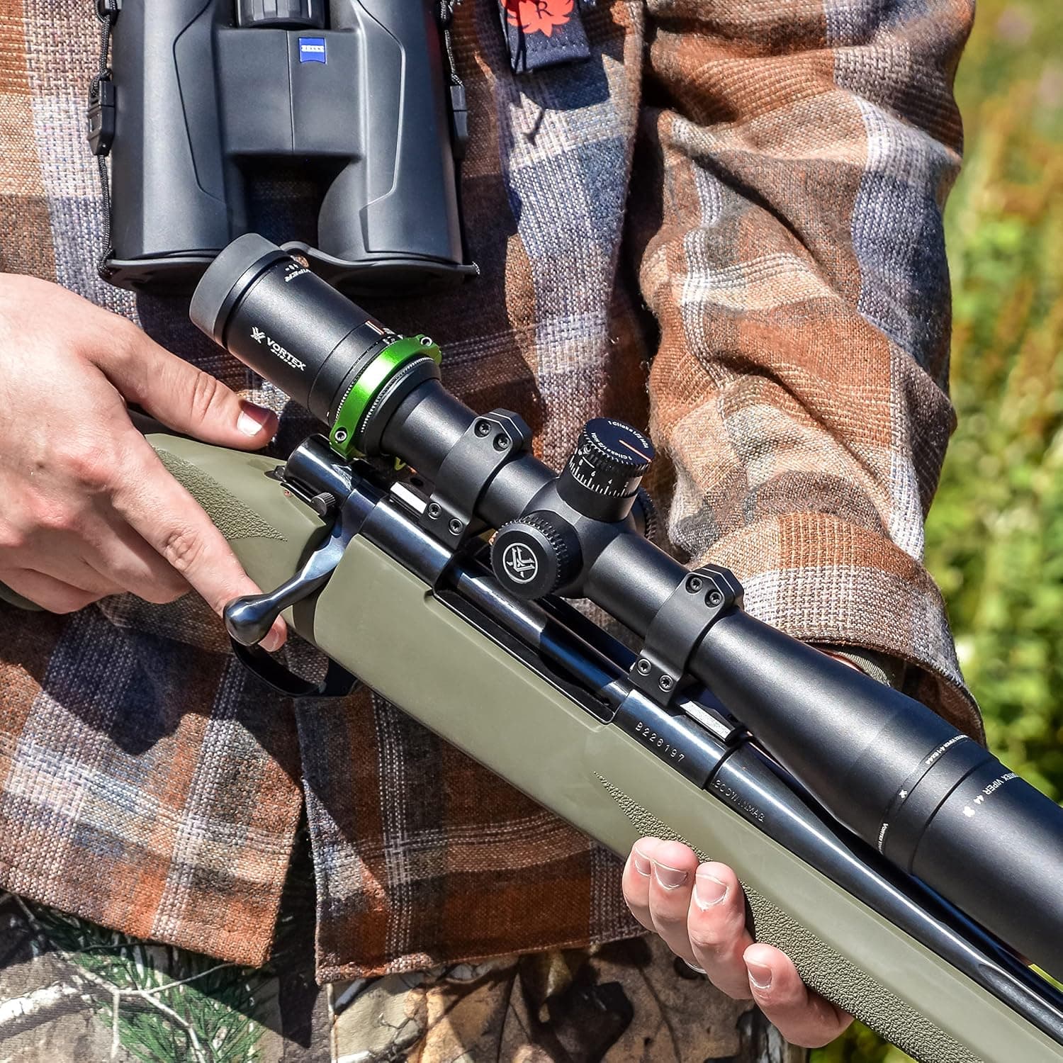 WARNEWarne Scope Mounts, Maxima Permanent Attachable Weaver Style Rings, 30mm, High Height, Matte Black