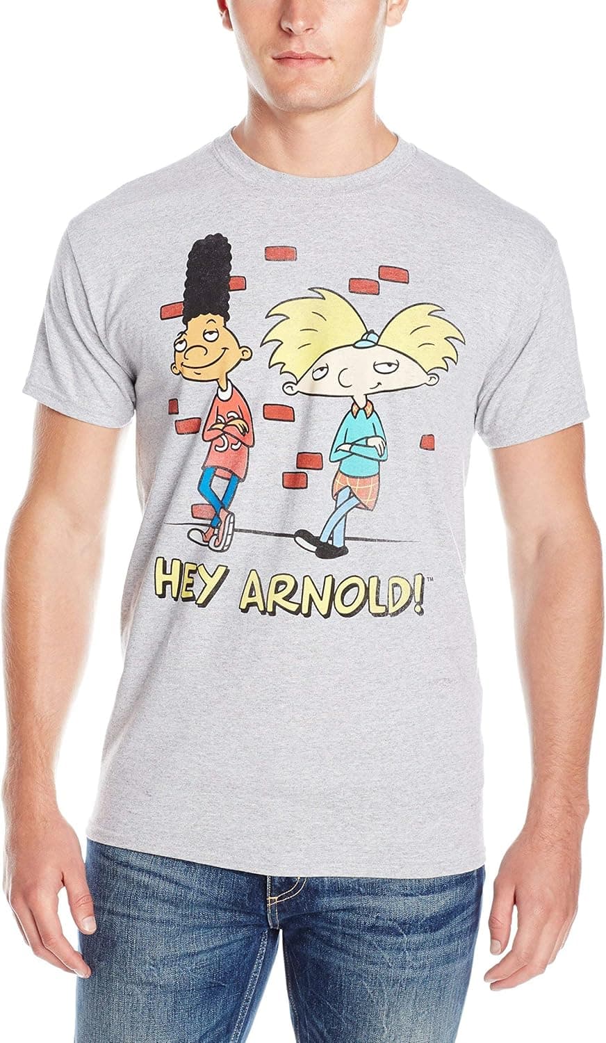 Nickelodeon Men's Hey Arnold T-Shirt
