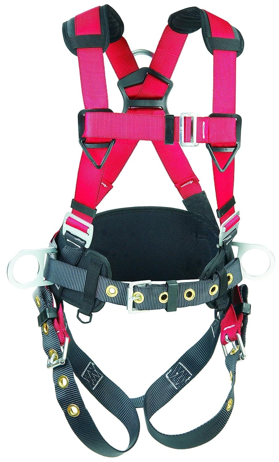 3M Protecta PRO Construction Harness, Back and Side D-Rings, 420 lb. Capacity, Medium/Large, 1191209