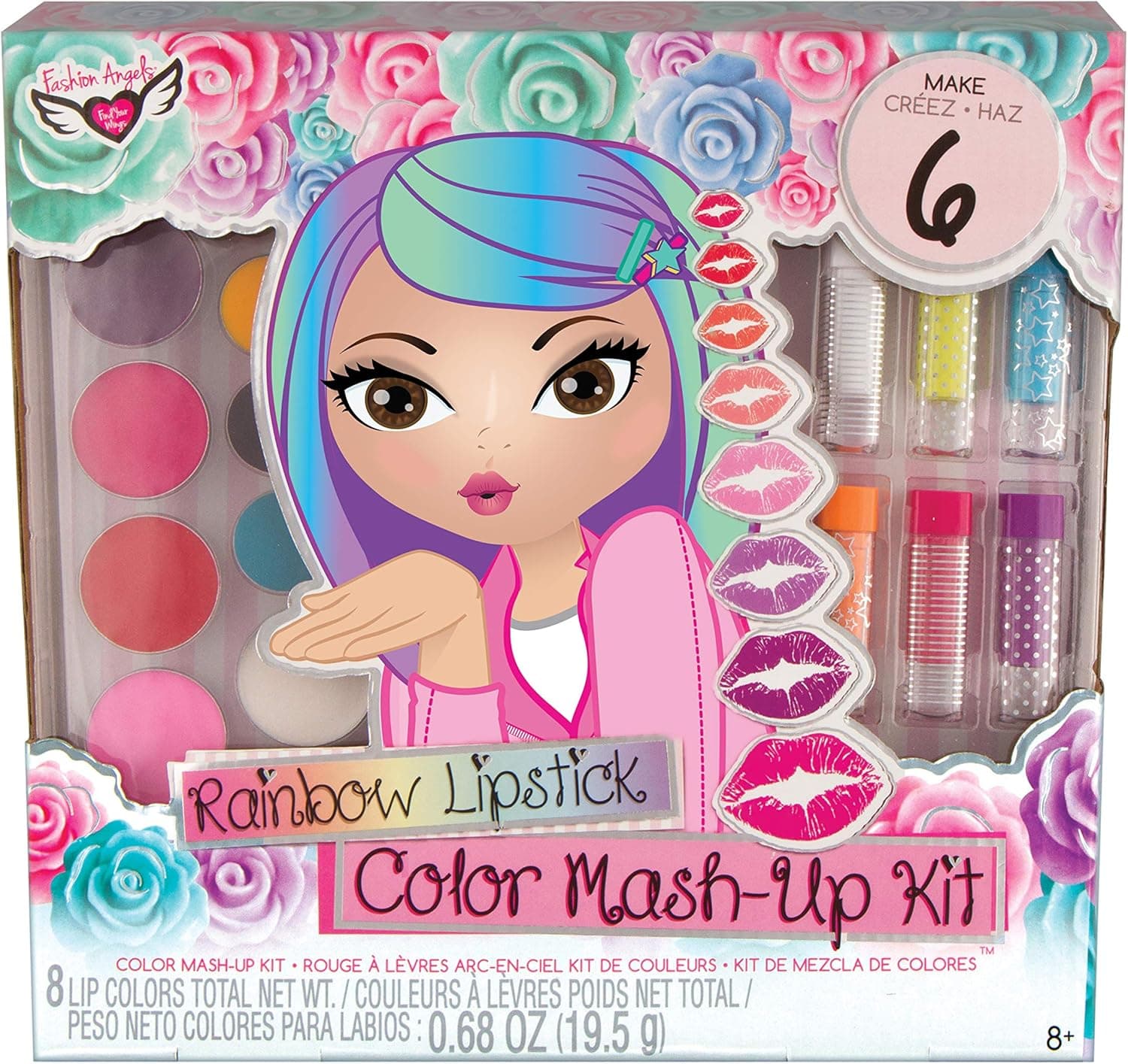 Fashion Angels Rainbow Lipstick Making Kit (12195) Make Your Own Lipstick Kit For Ages 8 and Up