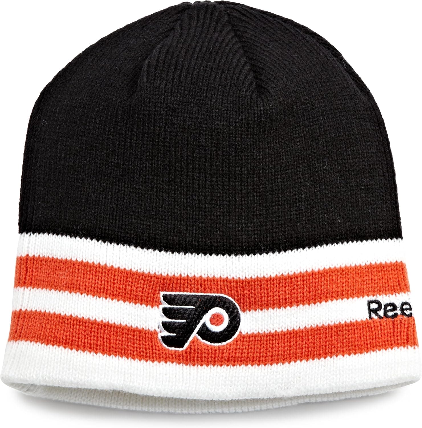 NHL Face Off Cuffless Knit Hat, Philadelphia Flyers, One Size Fits All