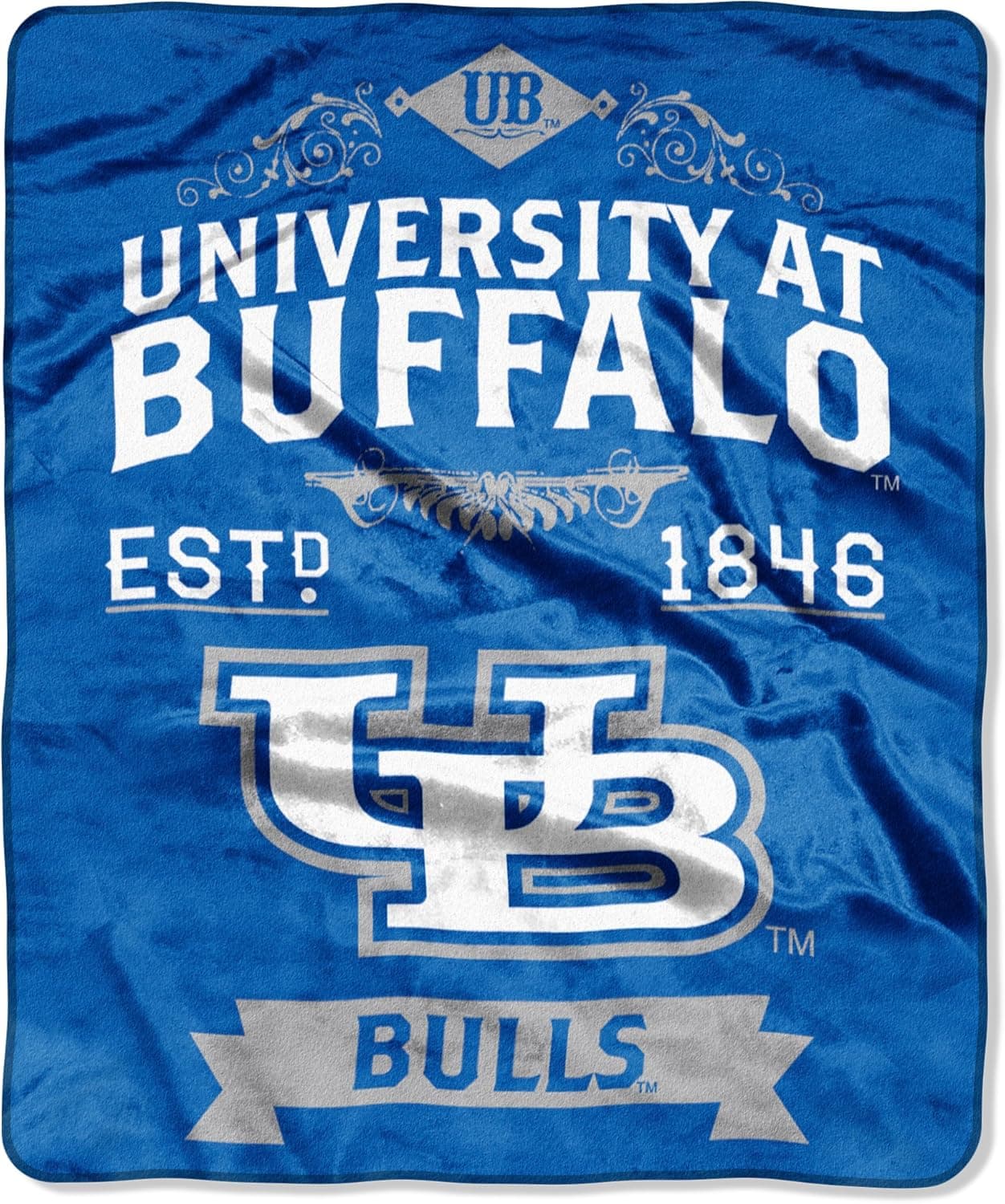 Northwest NCAA Unisex-Adult Raschel Throw Blanket