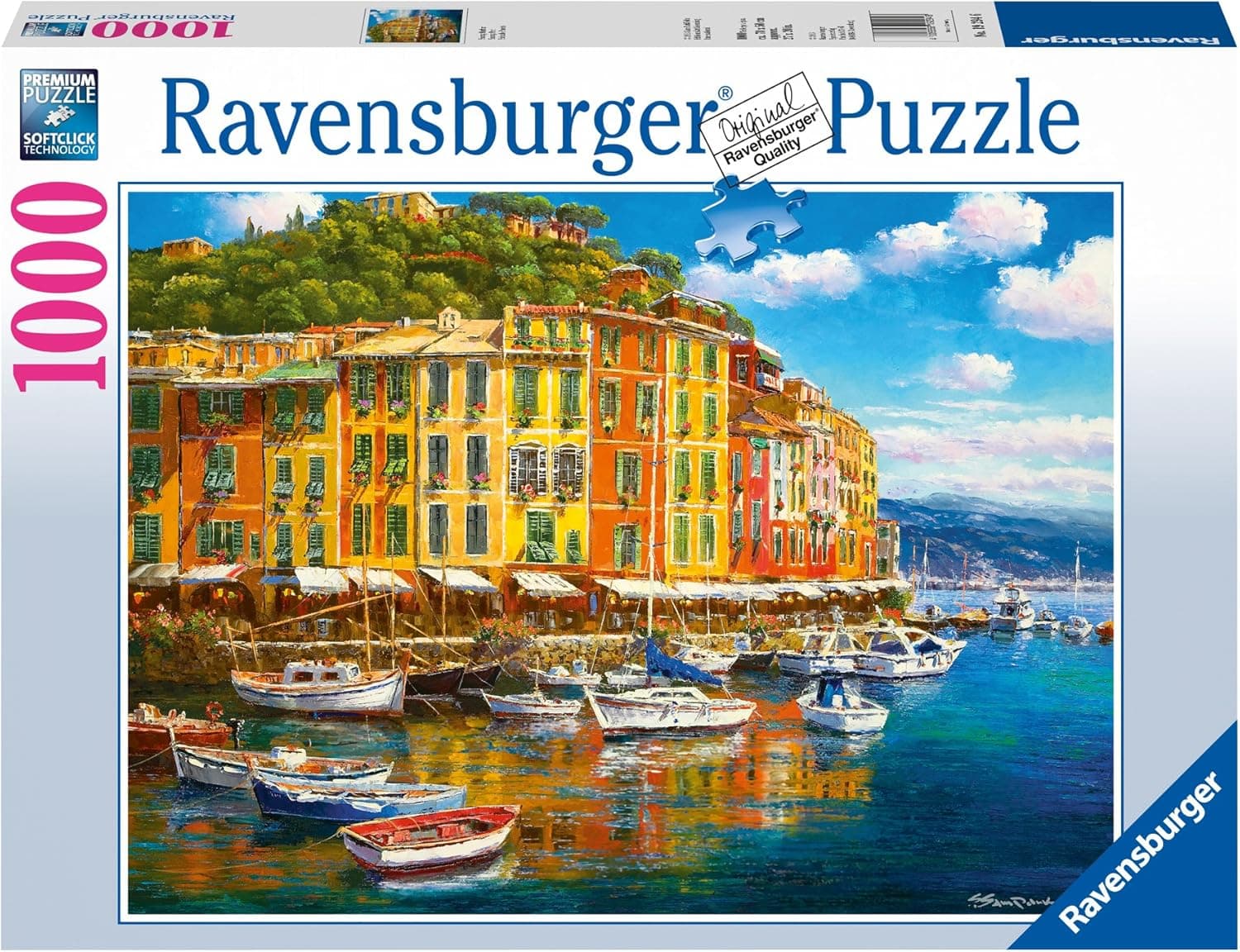 Ravensburger Sunny Harbor Jigsaw Puzzle, 1000-Piece