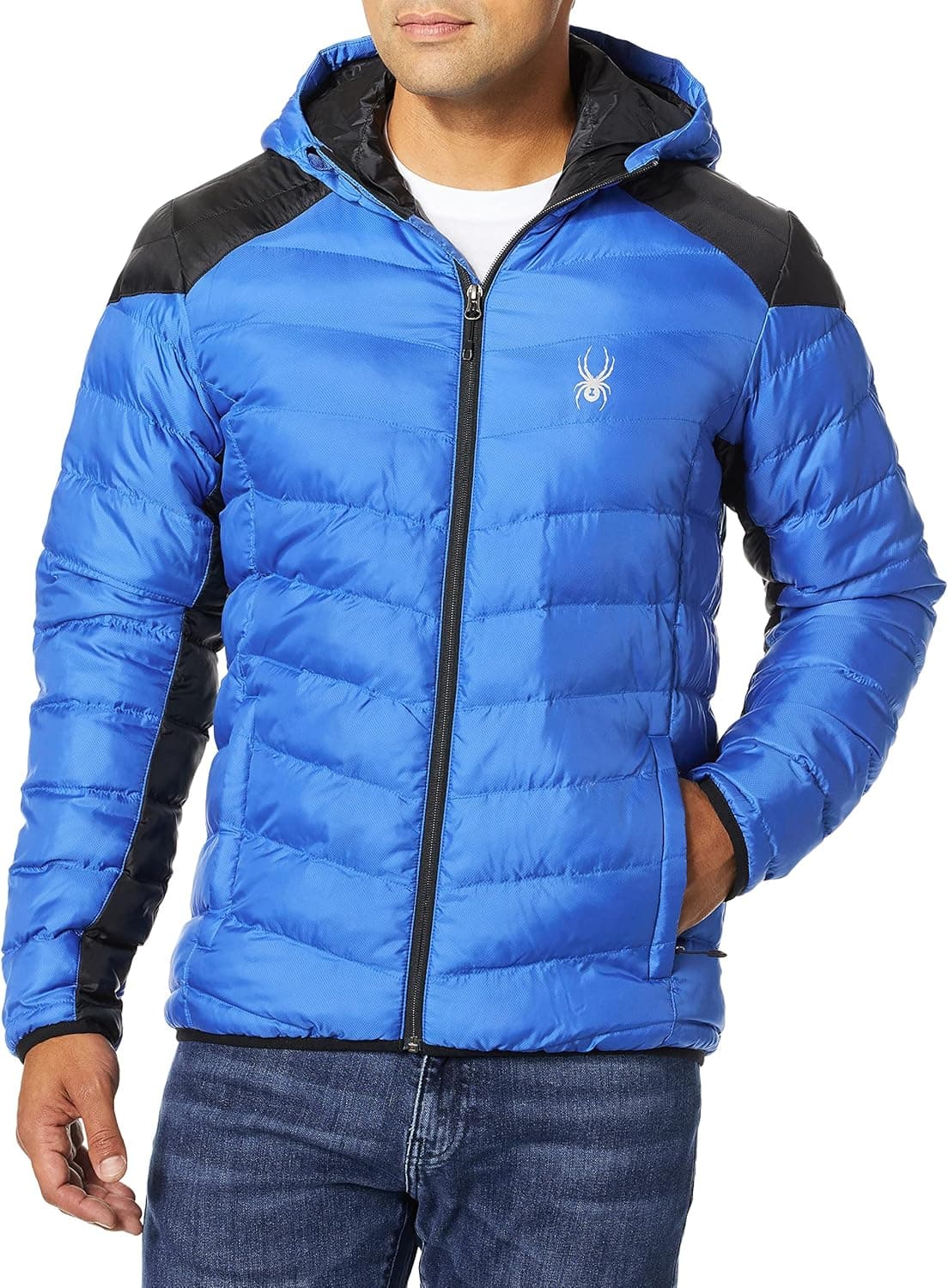 Spyder Men's Geared Hoody Synthetic Down Jacket