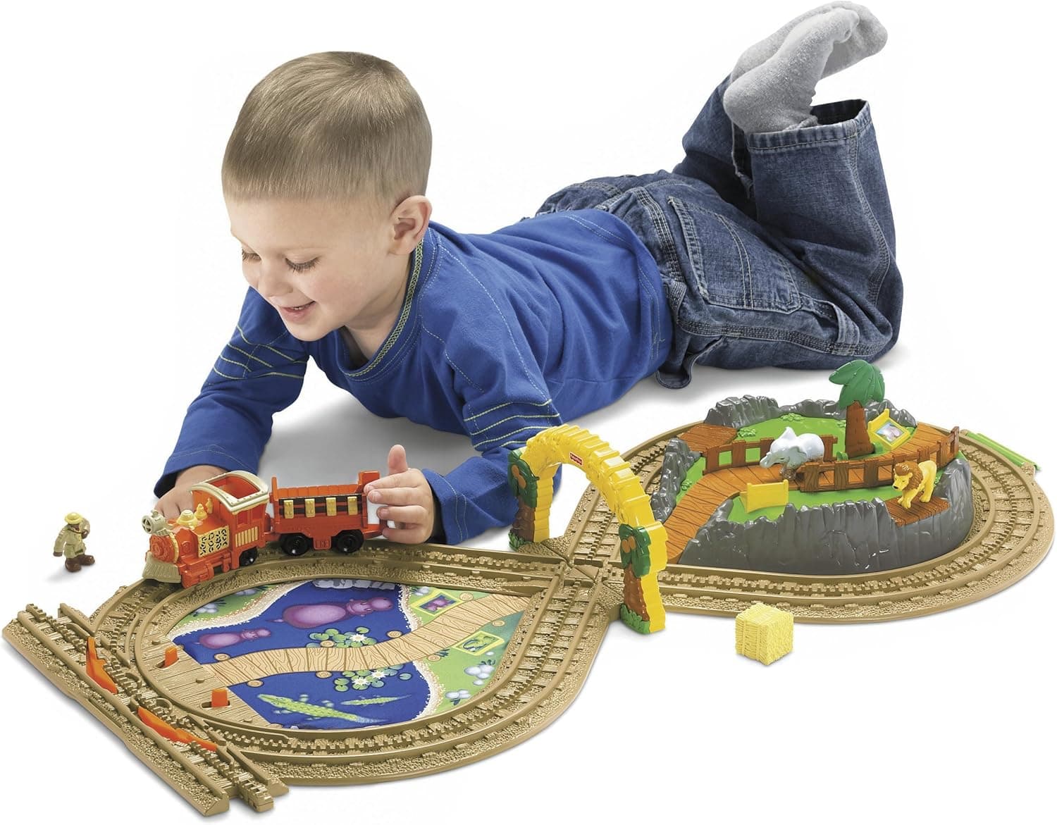 Fisher-Price GeoTrax On the Go Zoo