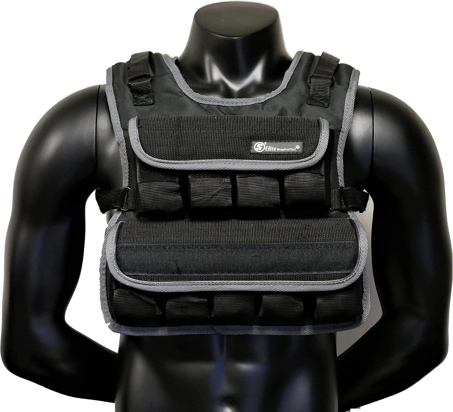 Strength sport systems Weight Vest (Short) - Premium Quality - Best for Cross fit Training - Running - Jogging - Fully Adjustable (S pro Weight Vest)