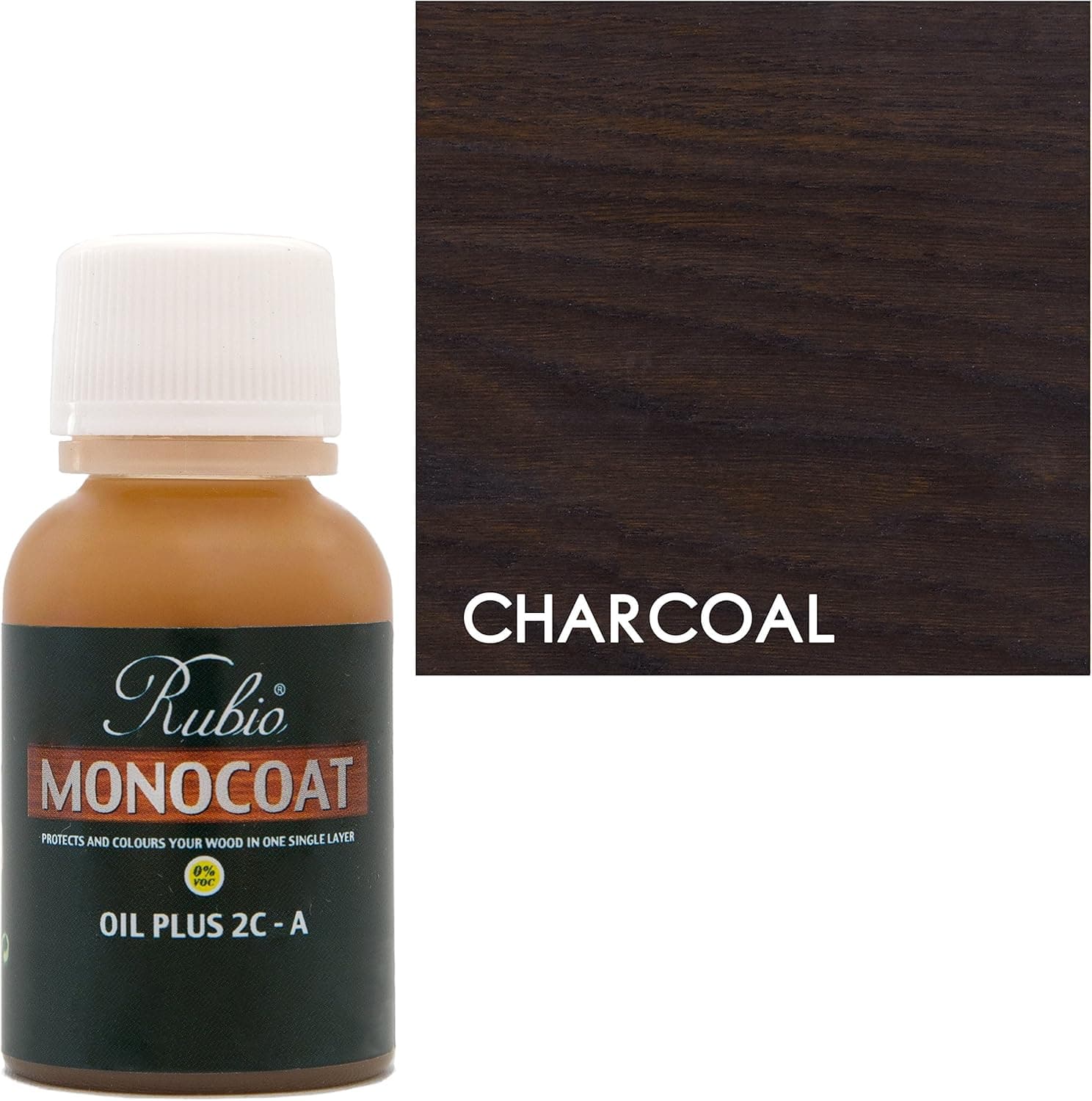 Rubio Monocoat Oil Plus Part A, Charcoal, 100ML