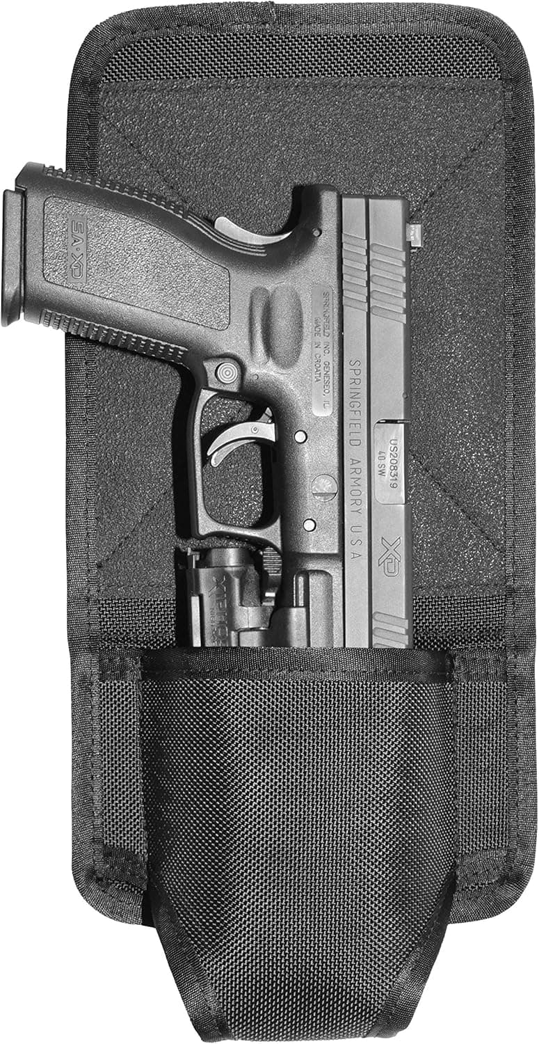 Crossfire Elite DFNDLITSA1 Defender Light Ambidextrous Semi Auto Holster, Black