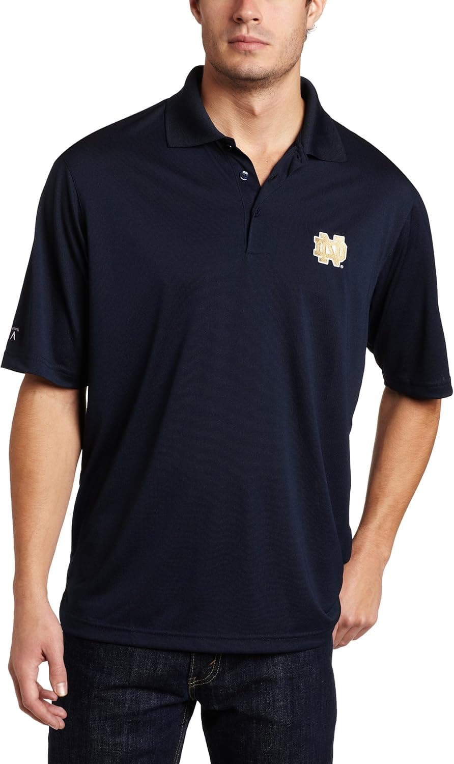 NCAA Notre Dame Fighting Irish Pique Xtra Lite Desert Dry Polo Men's