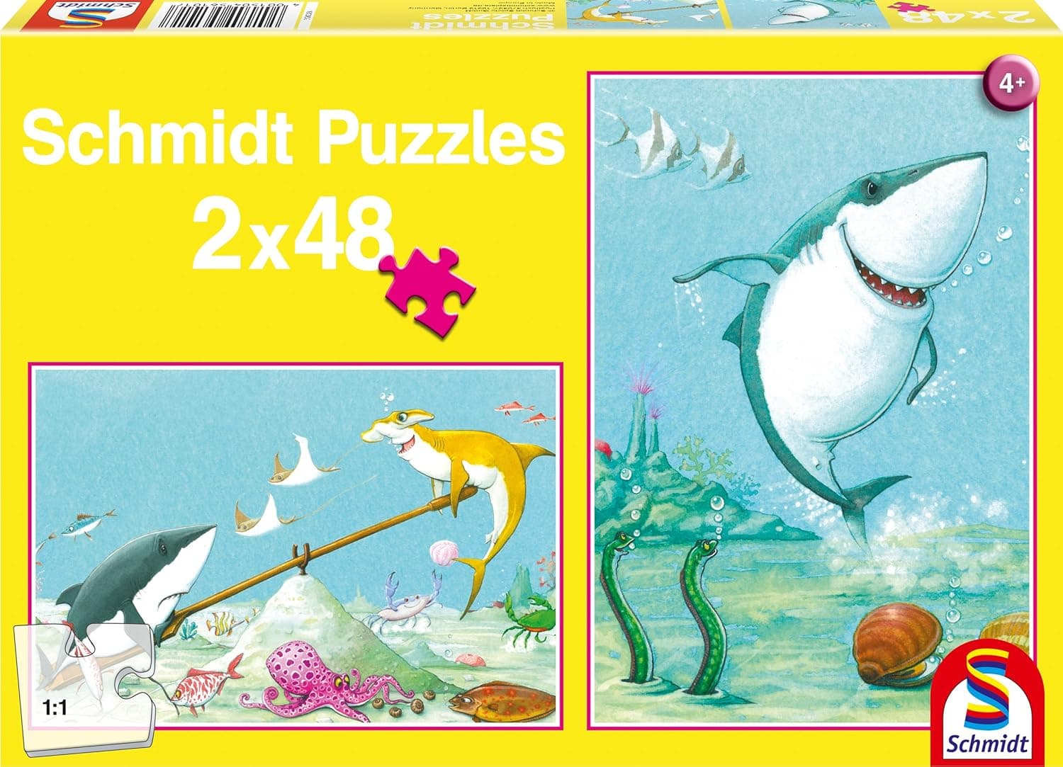 Little White Shark Two 48-Piece Children's Jigsaw Puzzle
