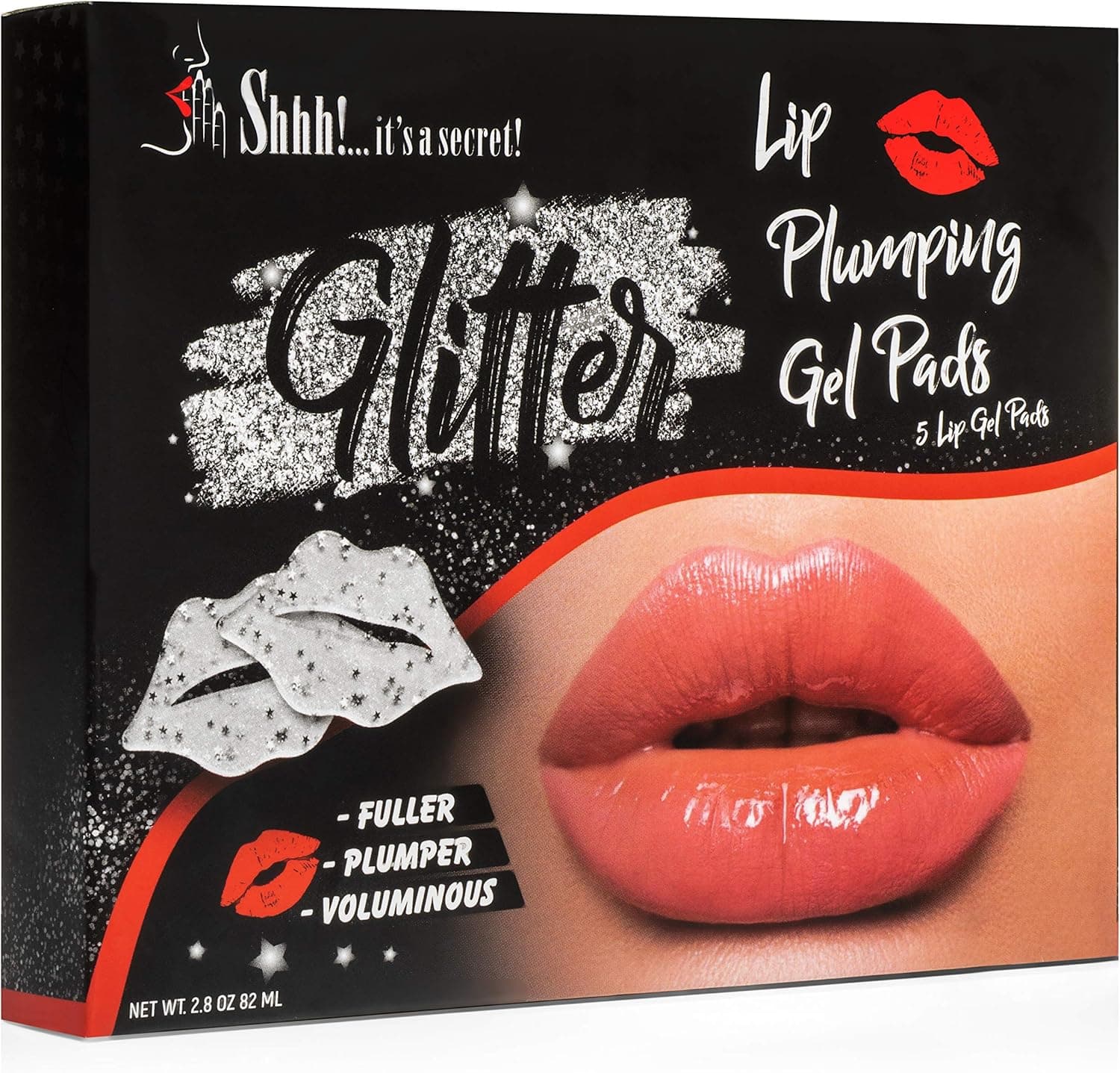 Lip Plumping Gel Pads | Lip Plumping Mask | Plumping Lip Gel Pads | Lip Mask | Hydrates and Plumps Lips | Natural Lip Moisturizer Treatment (5 Pairs)
