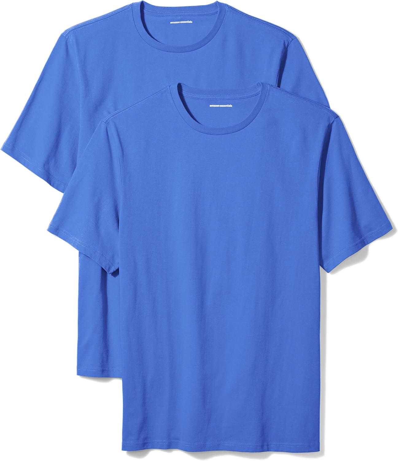 Amazon Essentials Men's Short-Sleeve Crewneck T-Shirt, Pack of 2