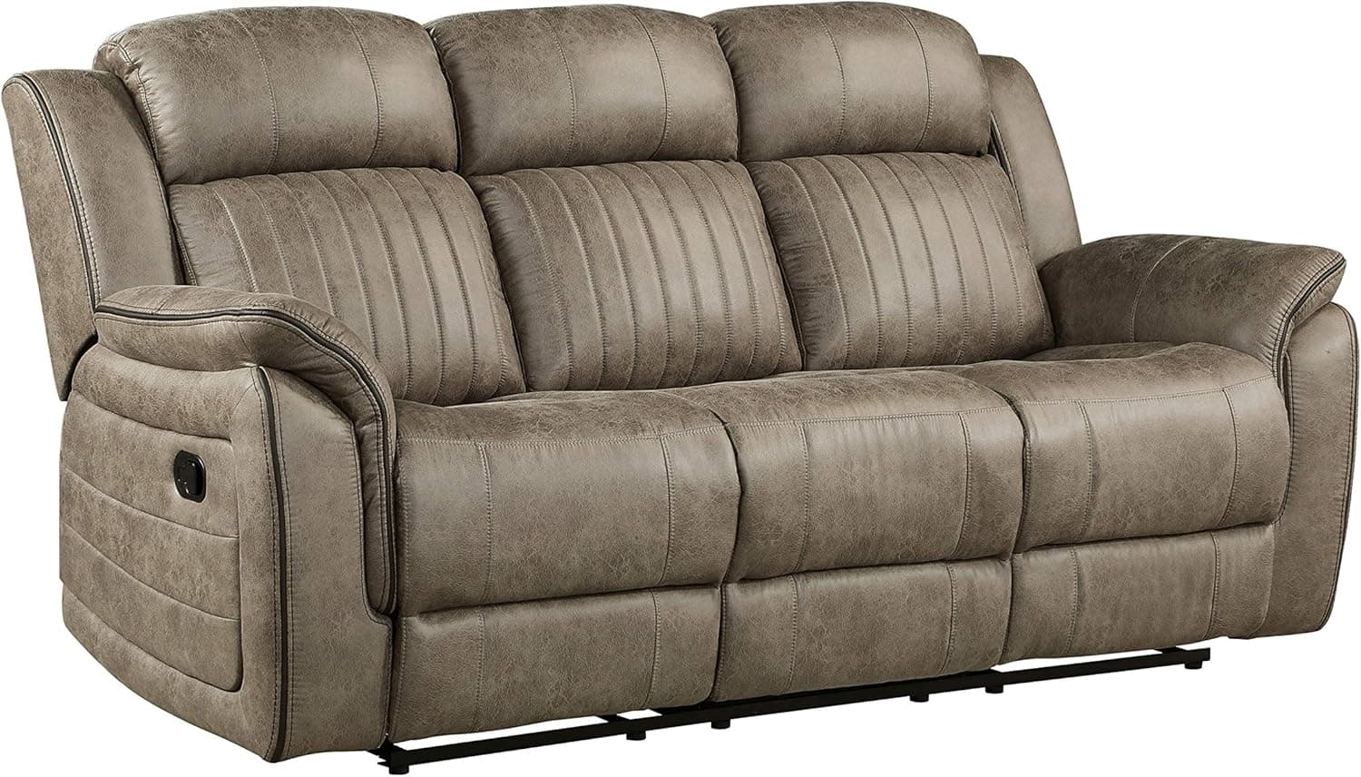 Lexicon Carter Double Reclining Sofa, Sandy Brown