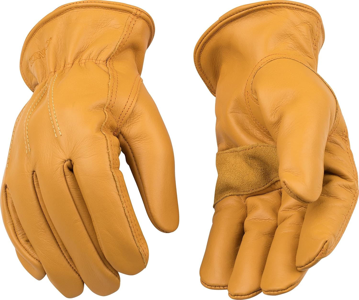 Kinco 198HK Lined Premium Grain Cowhide Driver with Palm Patch
