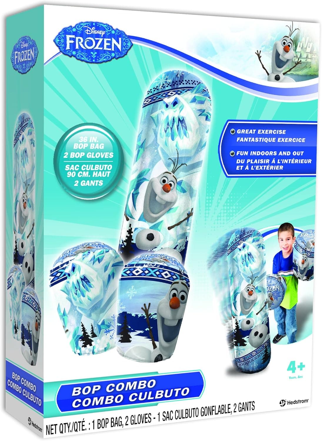 Hedstrom 56-8534 Frozen Bop Bag Combo, 36"