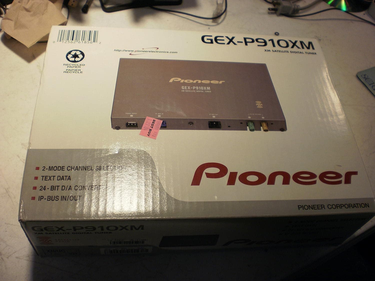 Pioneer GEX-P910XM XM Digital Satellite Tuner