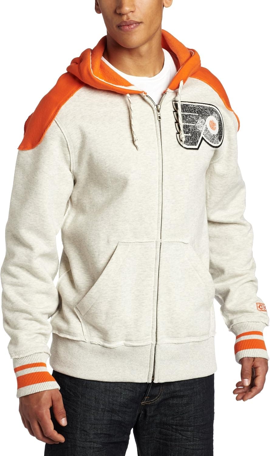 NHL Philadelphia Flyers Classics Full Zip Fleece Hood Men's