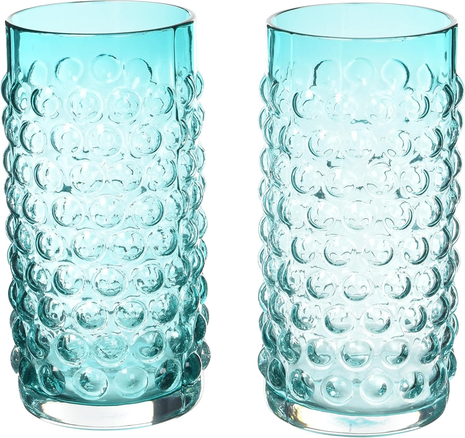 Twine 5597 Country Cottage Hobnail Glassware Set, medium, Multicolor