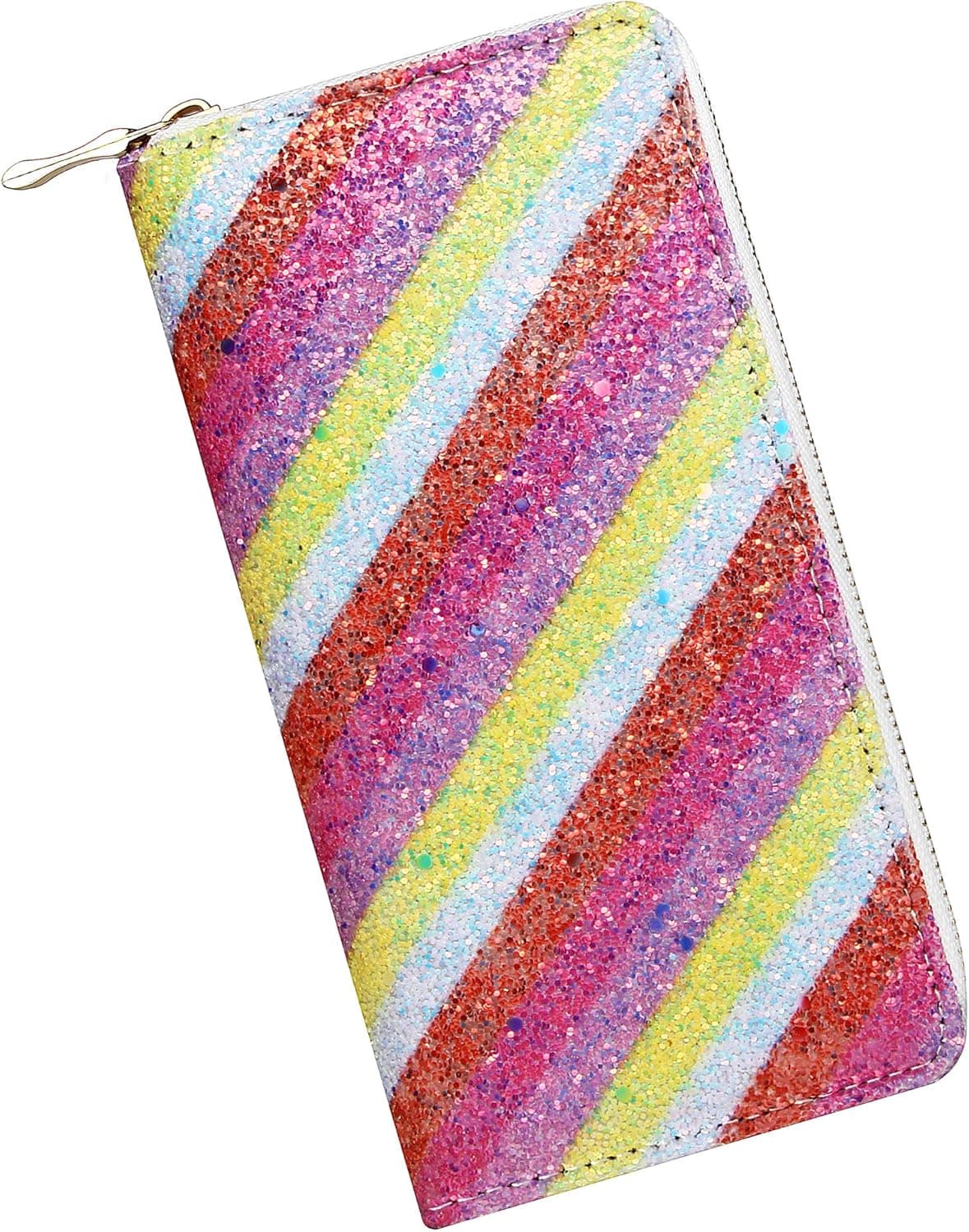 KUKOO Glitter Wallet for Women Shiny Long Phone Clutch Purse Ladies Card Holder