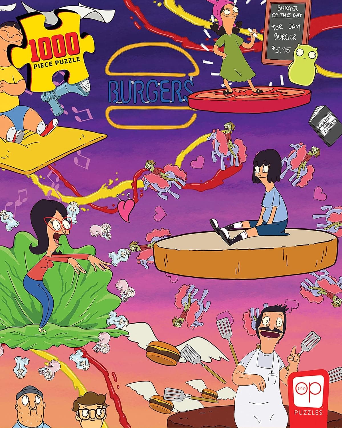 USAOPOLY Bob's Burgers Burger Dreams 1000 Piece Jigsaw Puzzle