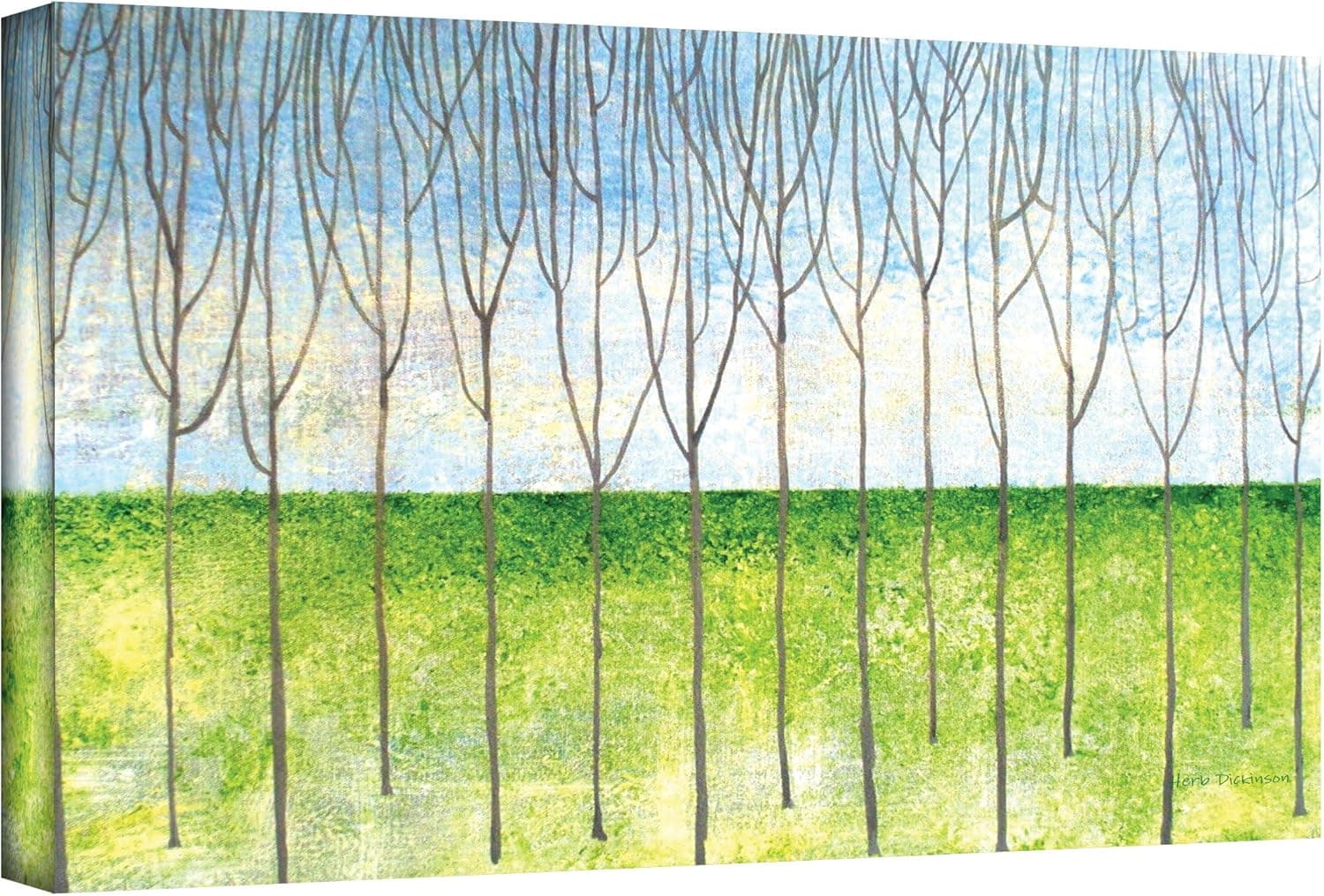 Art Wall 'The Grove' Gallery Wrapped Canvas Artwork by Herb Dickinson, 18 by 32-Inch