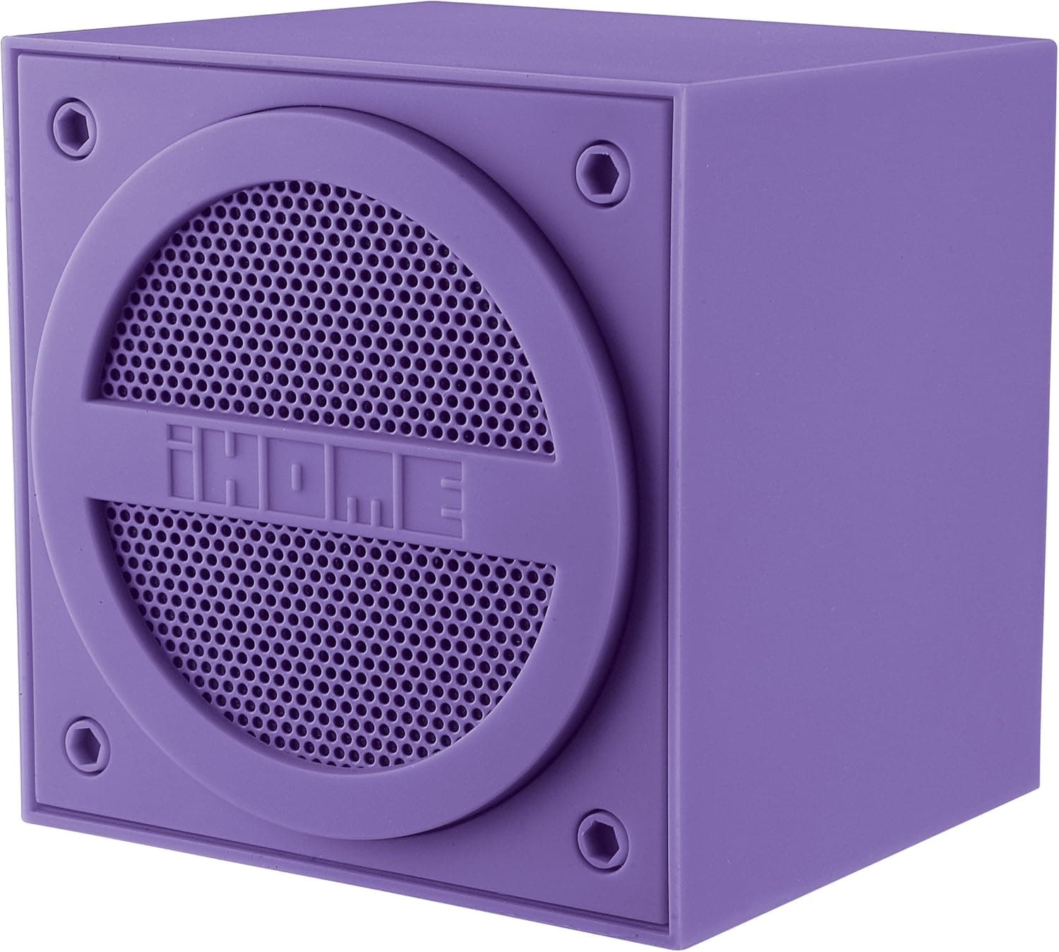 iHome Bluetooth Rechargeable Mini Speaker Cube - Purple (iBT16UC)