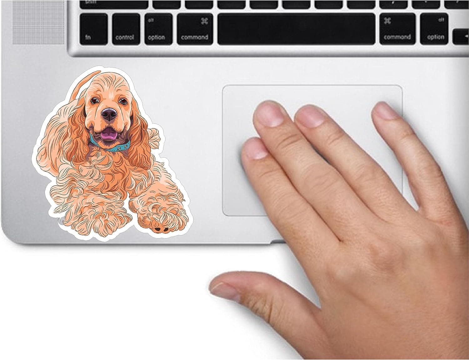 Dog Cocker Spaniel 3.5x3.8 inches Sticker Decal die Cut Vinyl - Made and Shipped in USA
