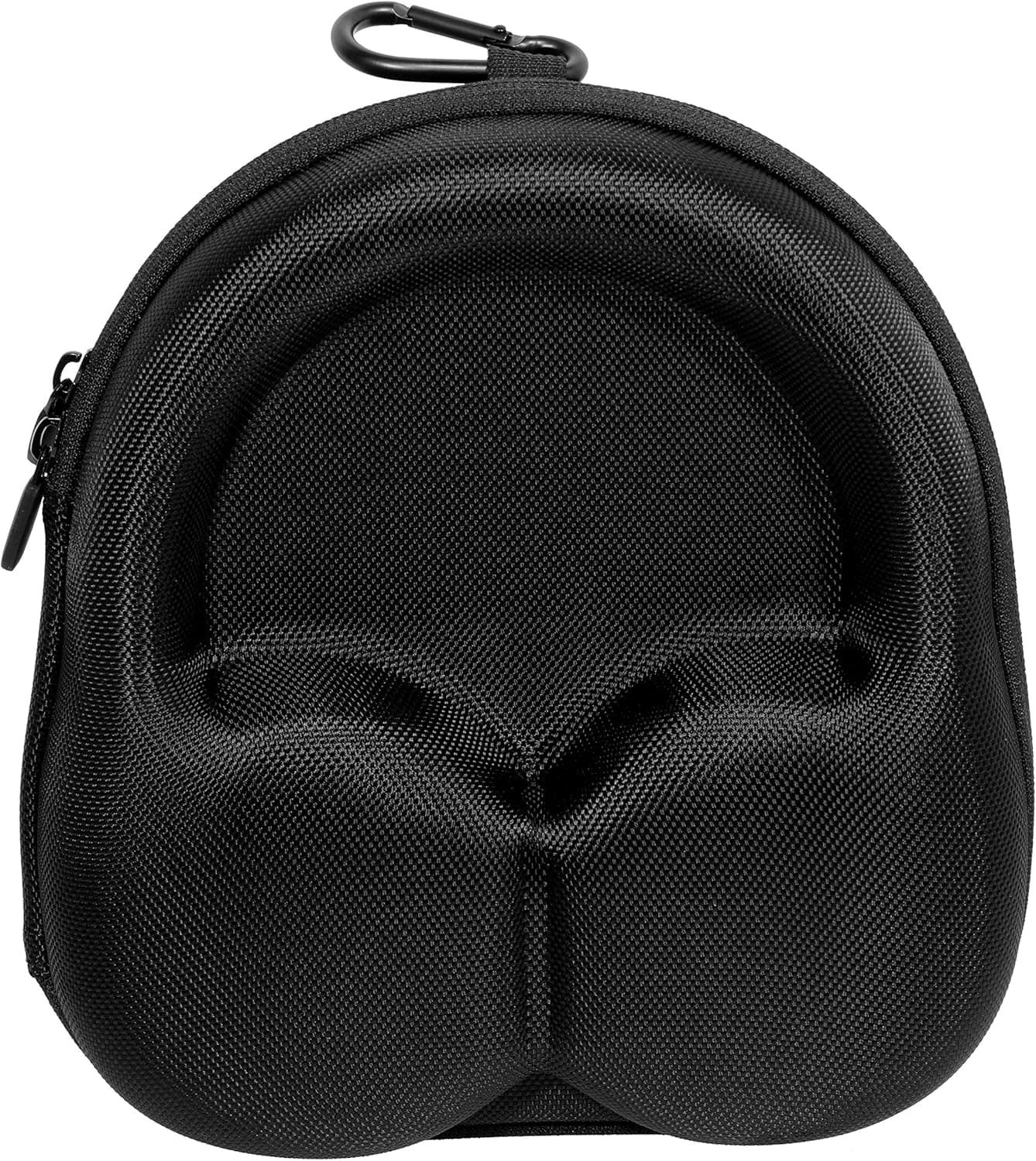 Alltravel Headphone Case Compatible with Bose QC35, QC25, QC15, QC3, QC2, Sony MDRXB950, MDRXB650, MDRaccessories, Elastic Secure Strap, Matte Black Surface with Plush Lining