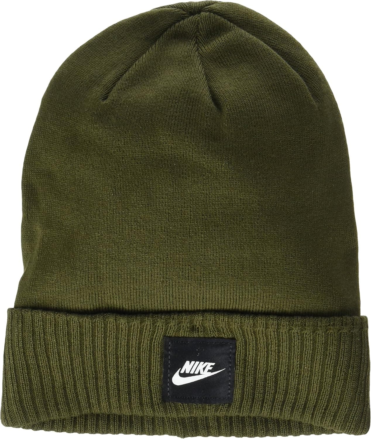NIKE Futura Men's Beanie Warm Knit Winter Hat Green 803732-347 (Size os)