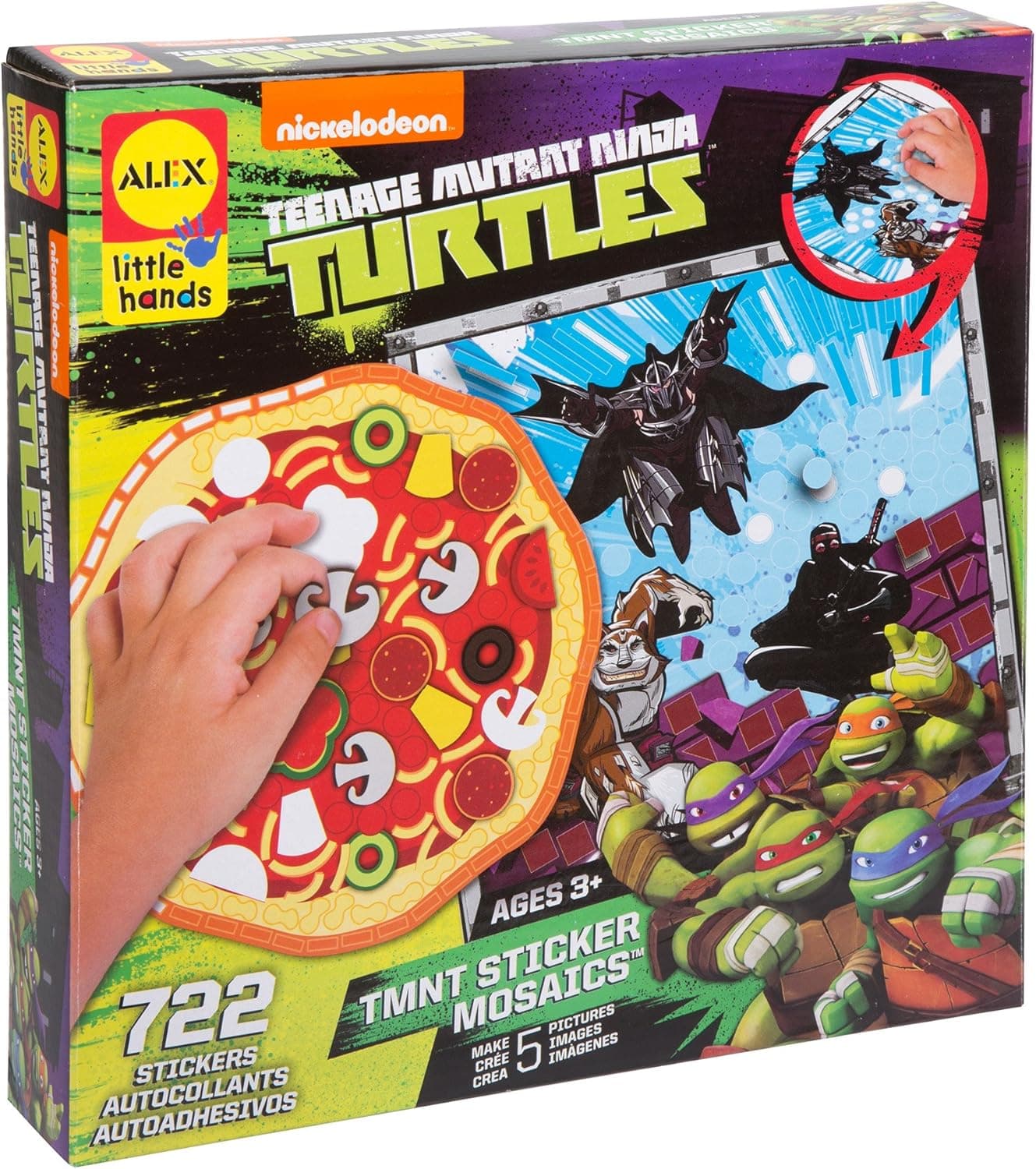 ALEX Toys Teenage Mutant Ninja Turtles Sticker Mosaics Kit