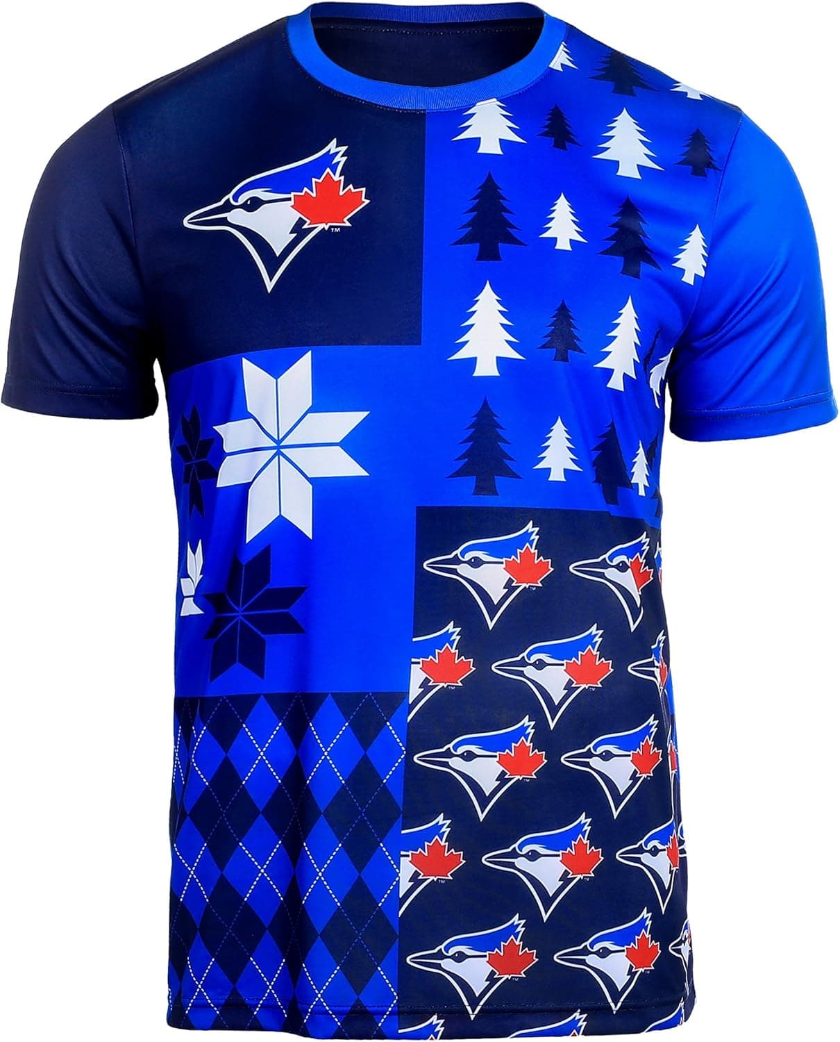 FOCO MLB Men's Busy Block Ugly Tee