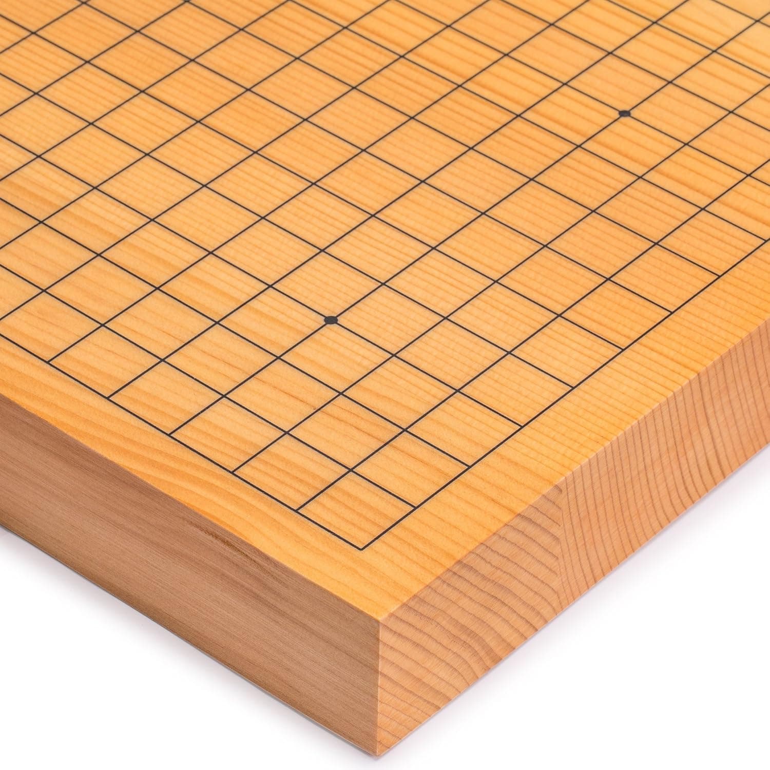 Yellow Mountain Imports Shin Kaya 2-Inch Reversible 19x19 / 13x13 Go Game Board (Goban)