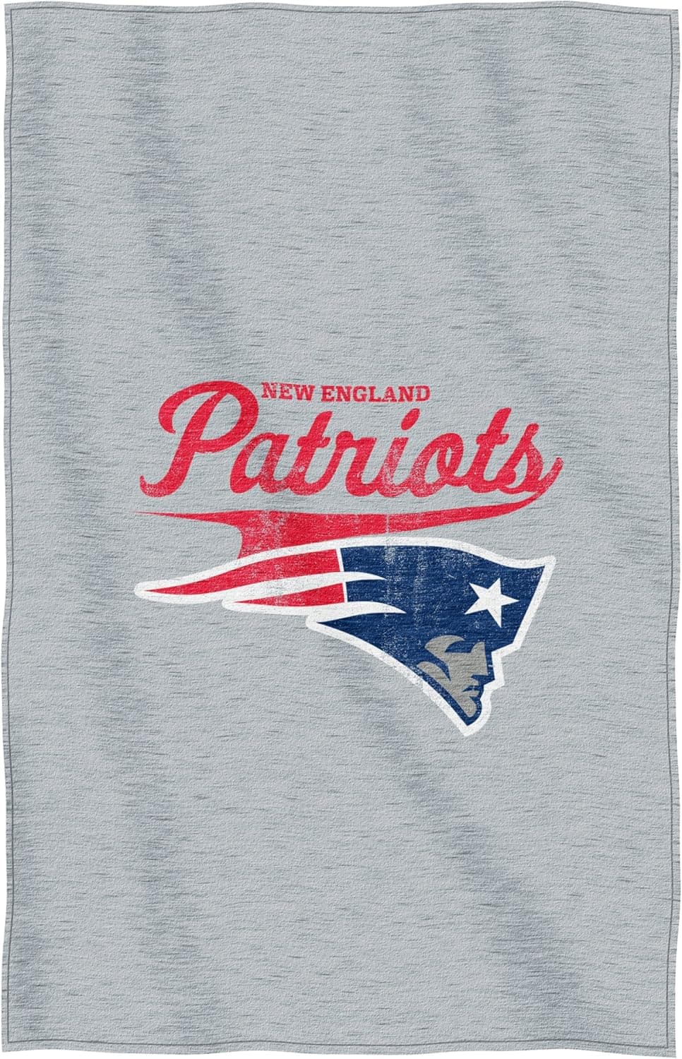 The Northwest Company NFL New England Patriots Sweatshirt Throw Blanket, 54" x 84", Script