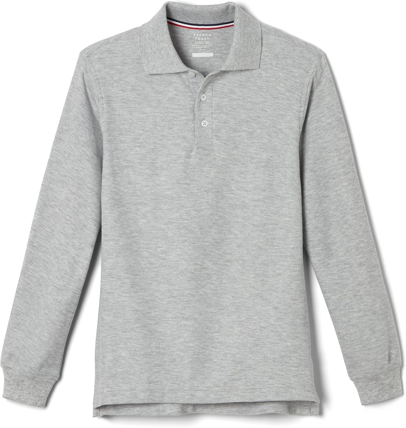 French Toast Boys' Long-Sleeve Pique Polo Shirt