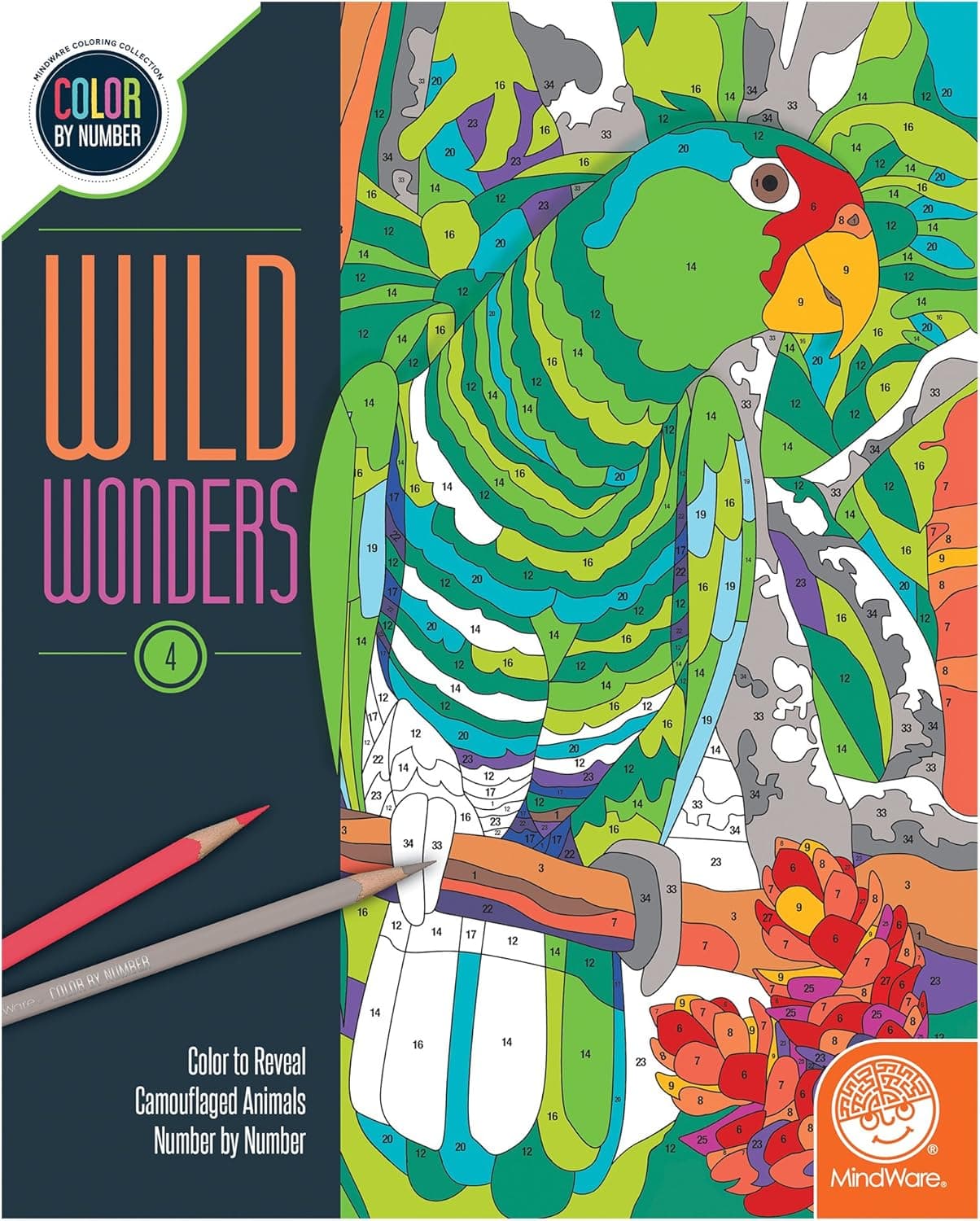 Color by Number Wild Wonders (Book 4)