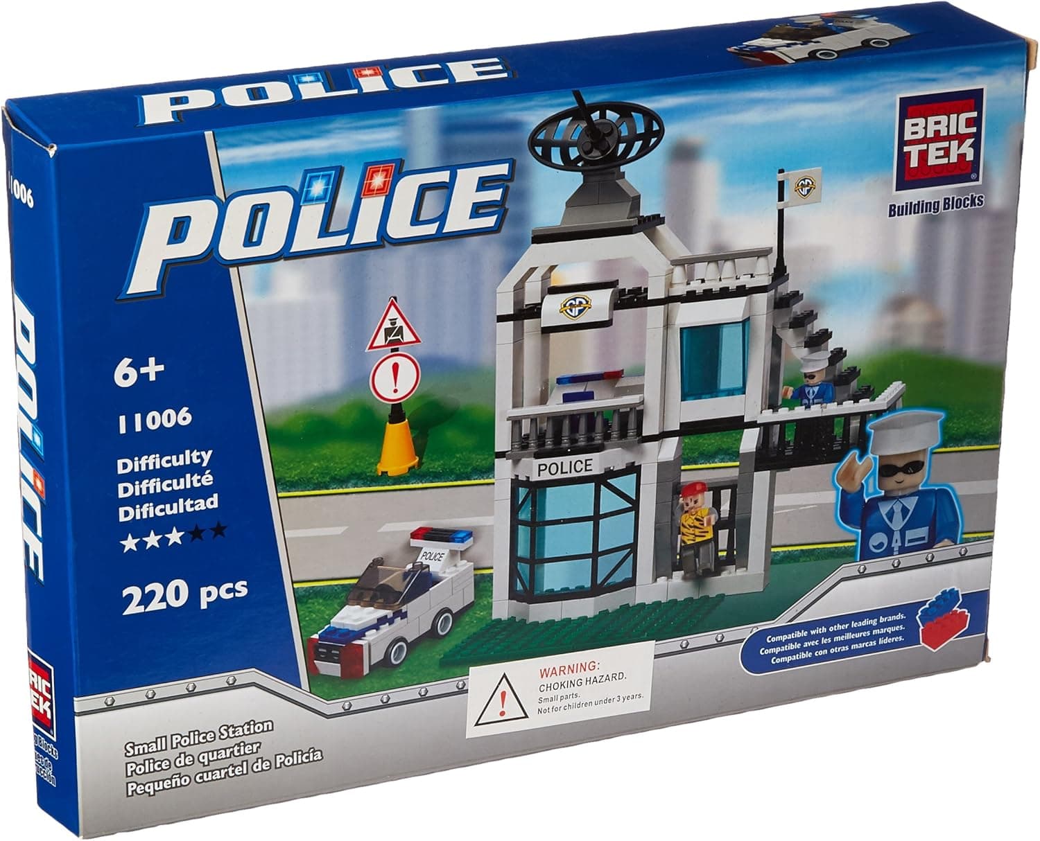 Brictek Small Police Station Building Kit