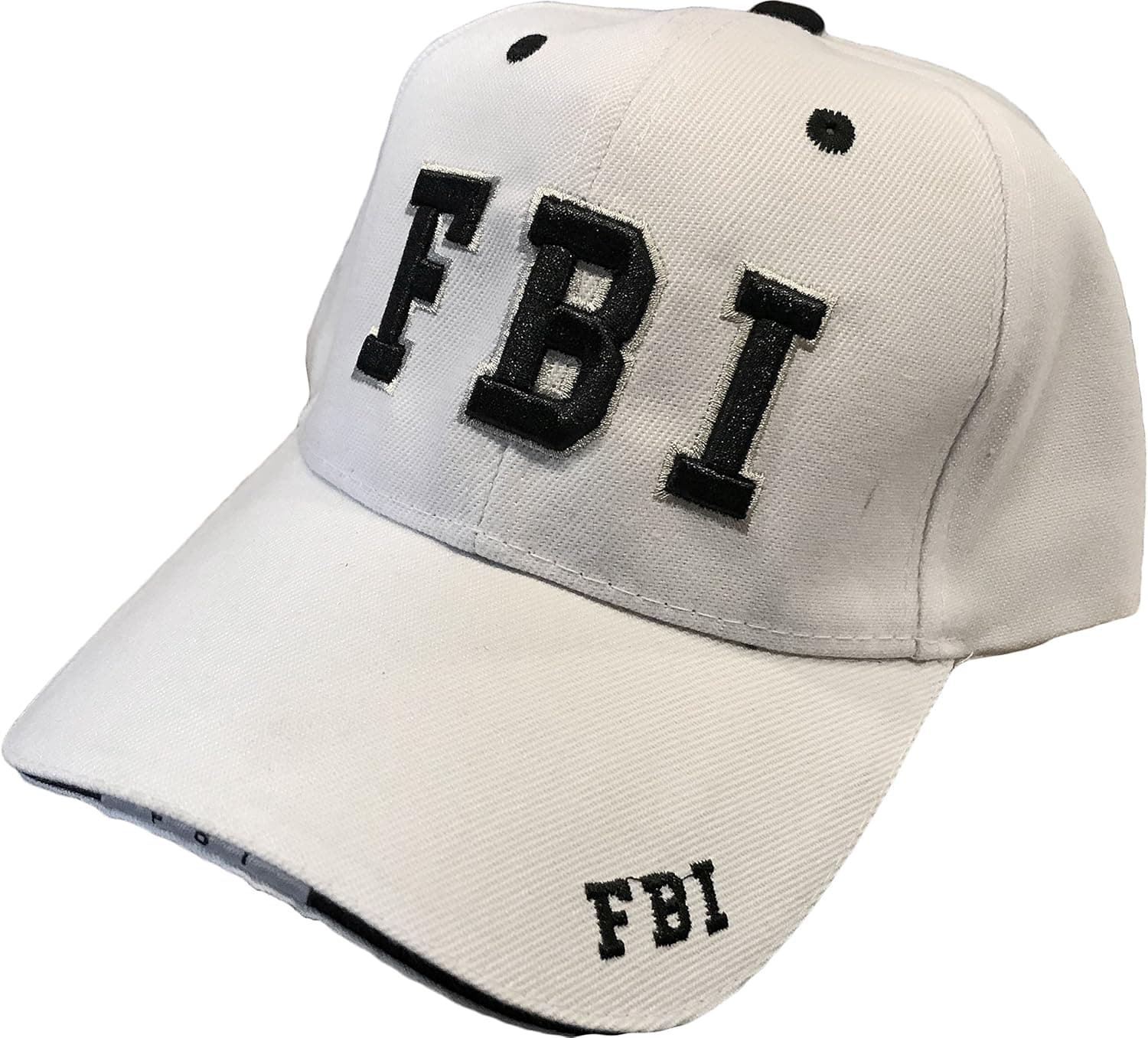 White FBI Baseball Cap