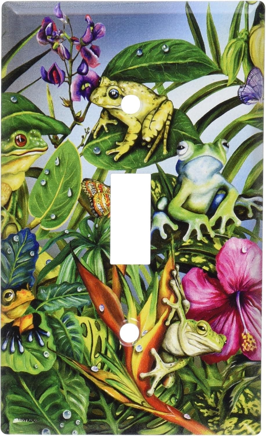 Art Plates - Frog Party Switch Plate - Single Toggle