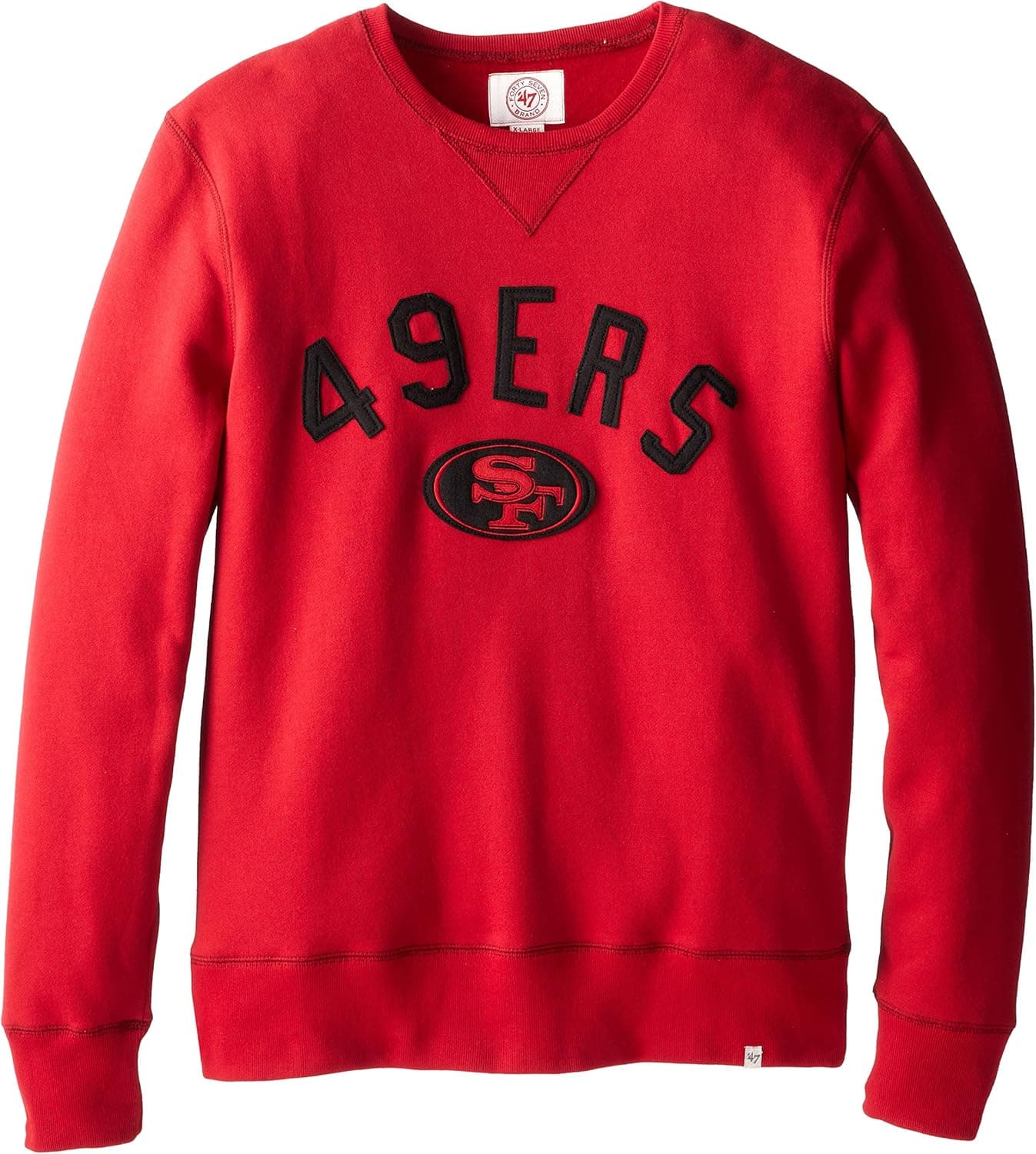 NFL Men's '47 Brand Cross-Check Crew Neck Pullover