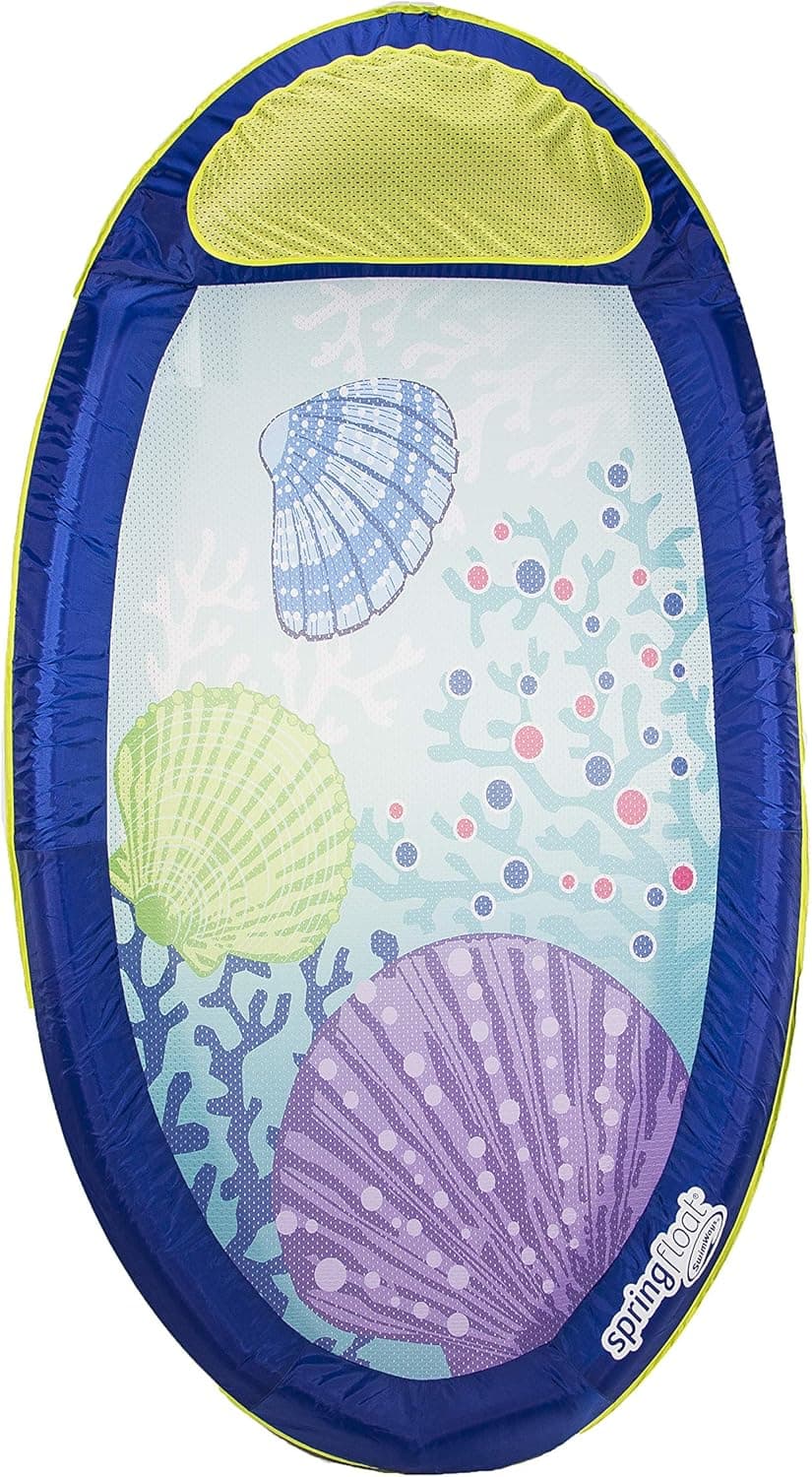 SwimWays Spring Float Pool Lounger - Shells