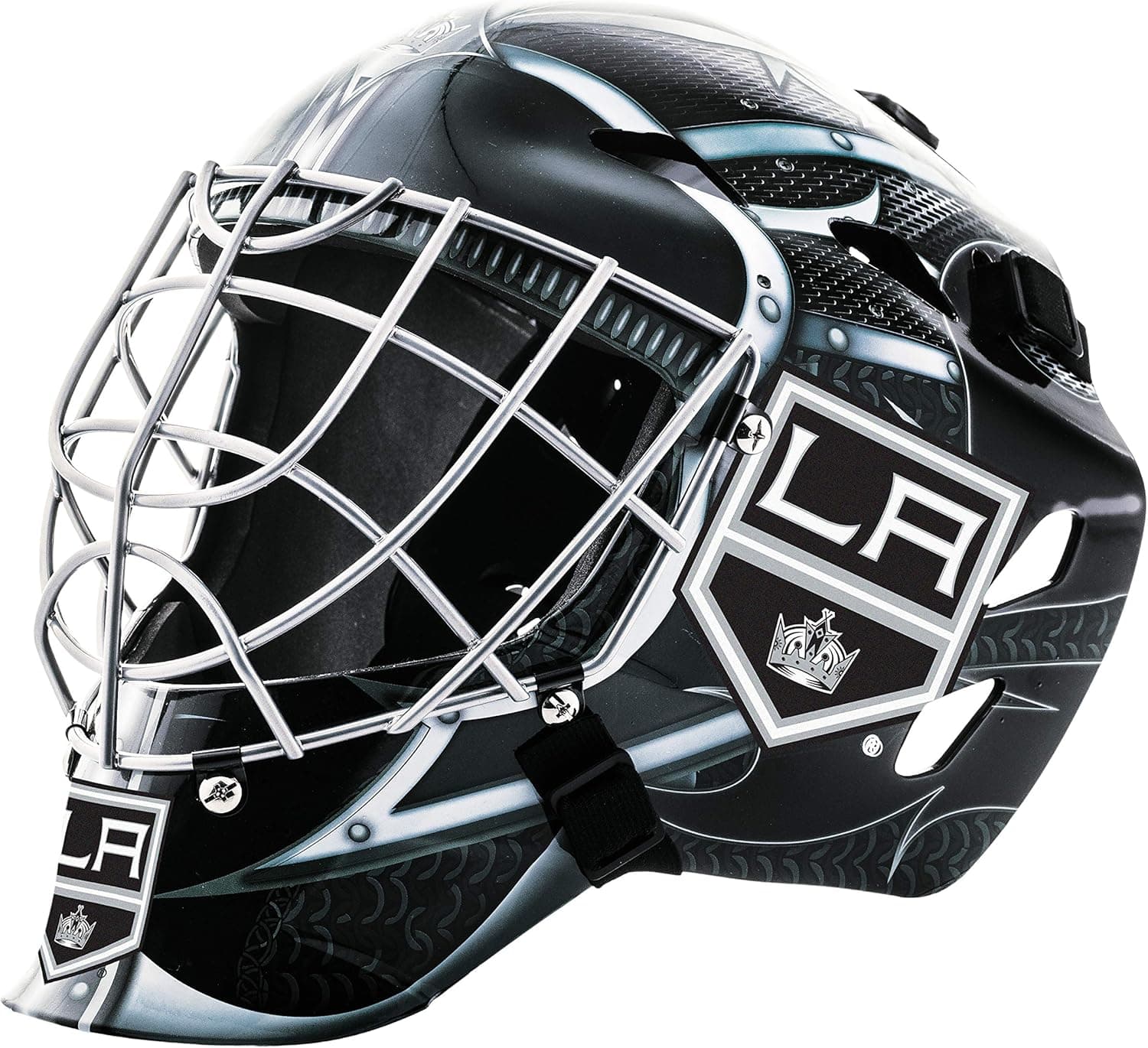 Franklin Sports Team Licensed NHL Hockey Goalie Face Mask - Goalie Mask for Kids Street Hockey - Youth NHL Team Street Hockey Masks